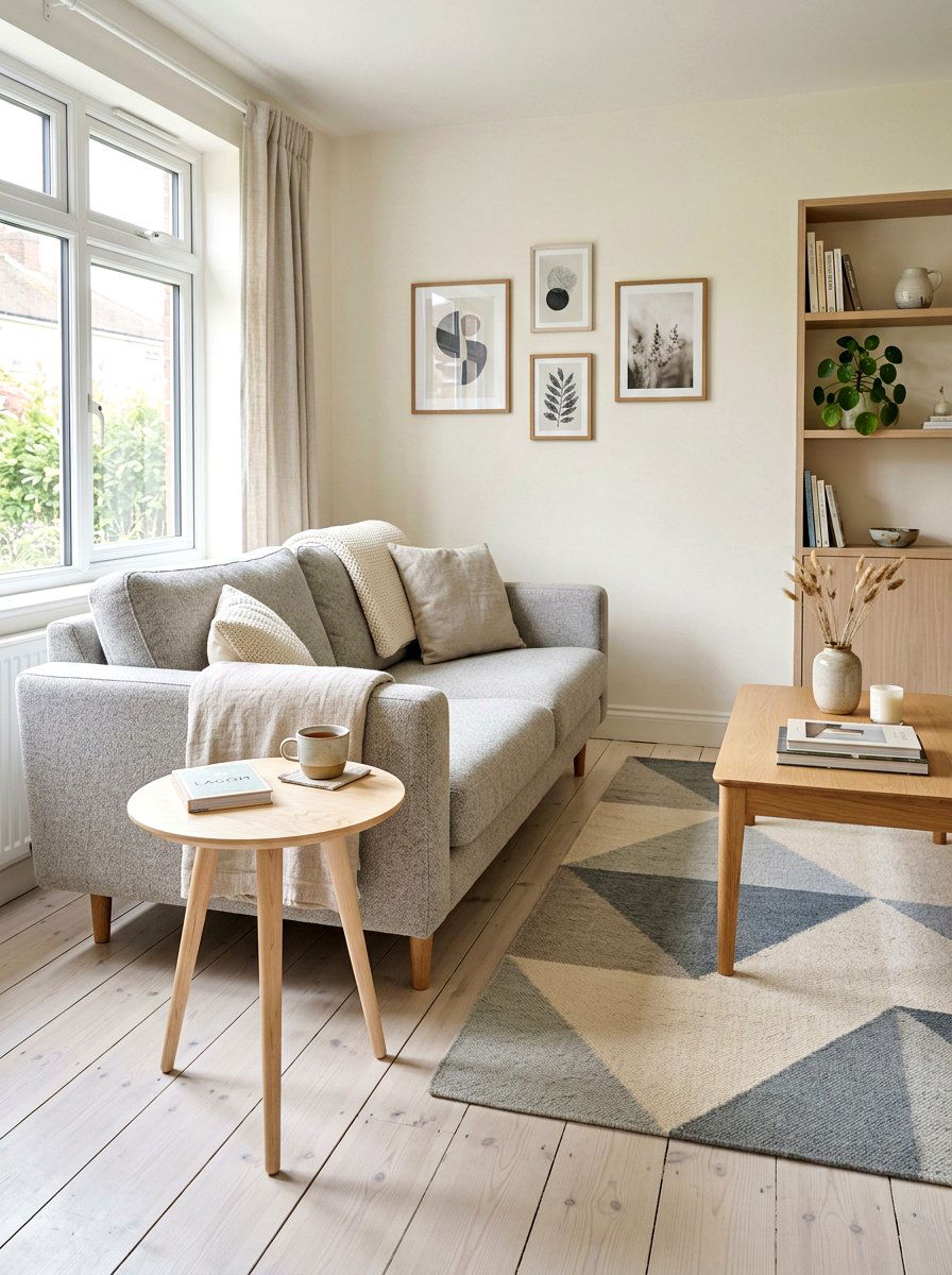 Scandi Style Light Wood Drink Table - 30 drink table ideas