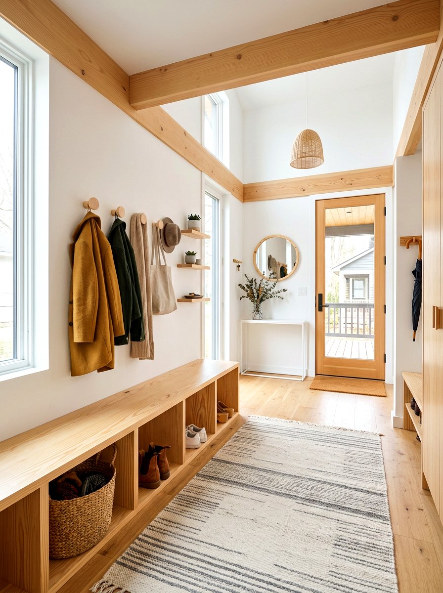 Scandi Style Mudroom - 30 entry closet mudroom ideas