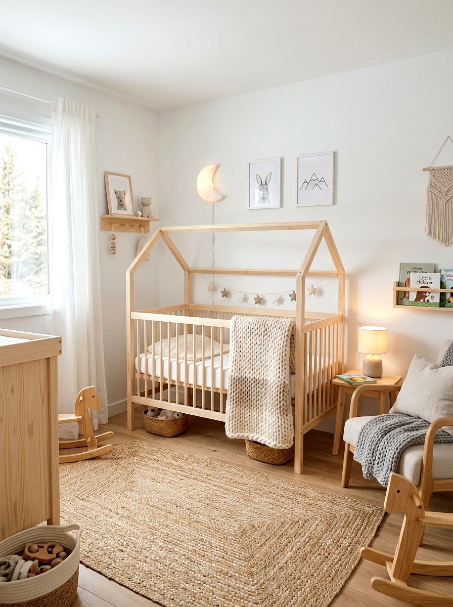 Scandi Style Nursery - 30 boutique nursery decor ideas