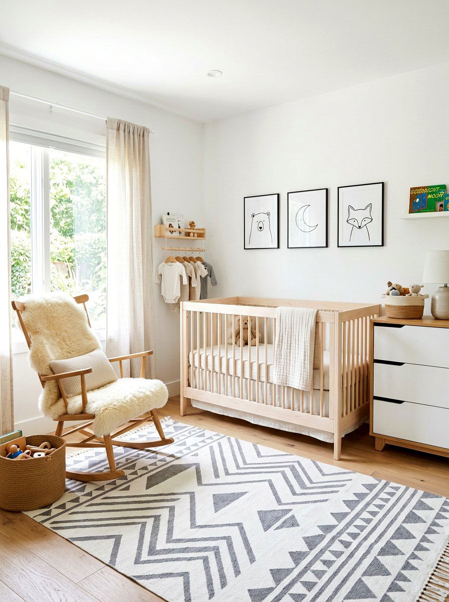 Scandi Style Nursery - 30 Pinterest nursery ideas