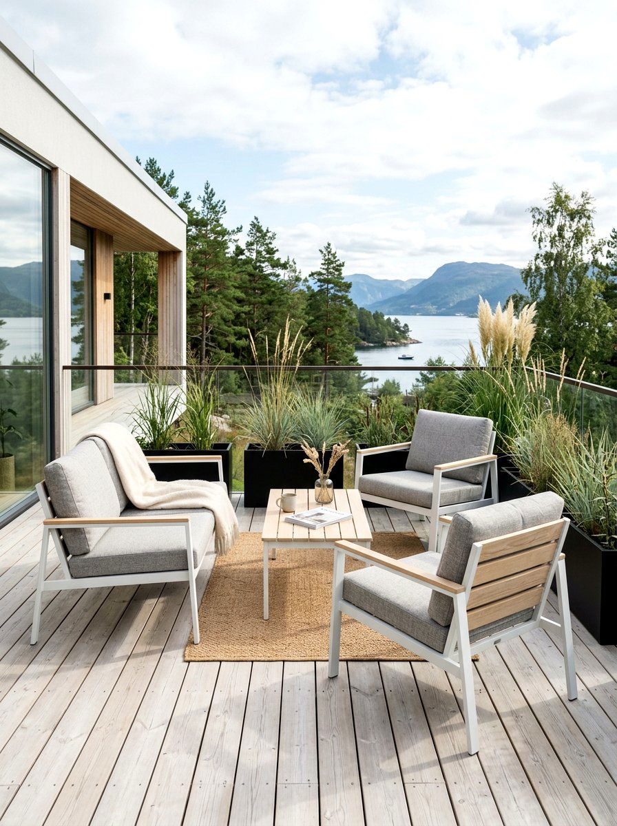 Scandi Style Outdoor Chair - 30 sling chair patio ideas