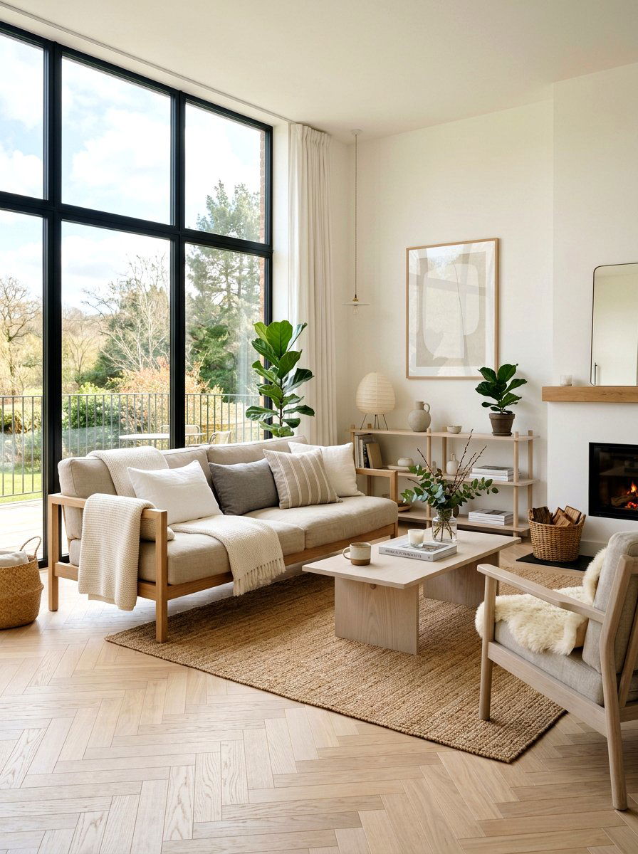 Scandi Style Parquet - 30 parquet floor ideas