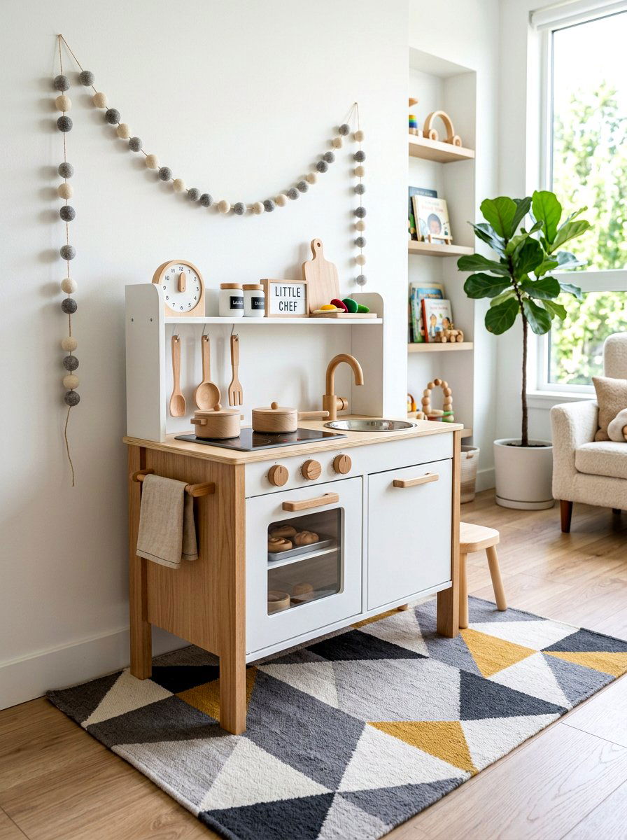 30 Play Kitchen Corner Ideas for a Cozy, Creative Kids Setup