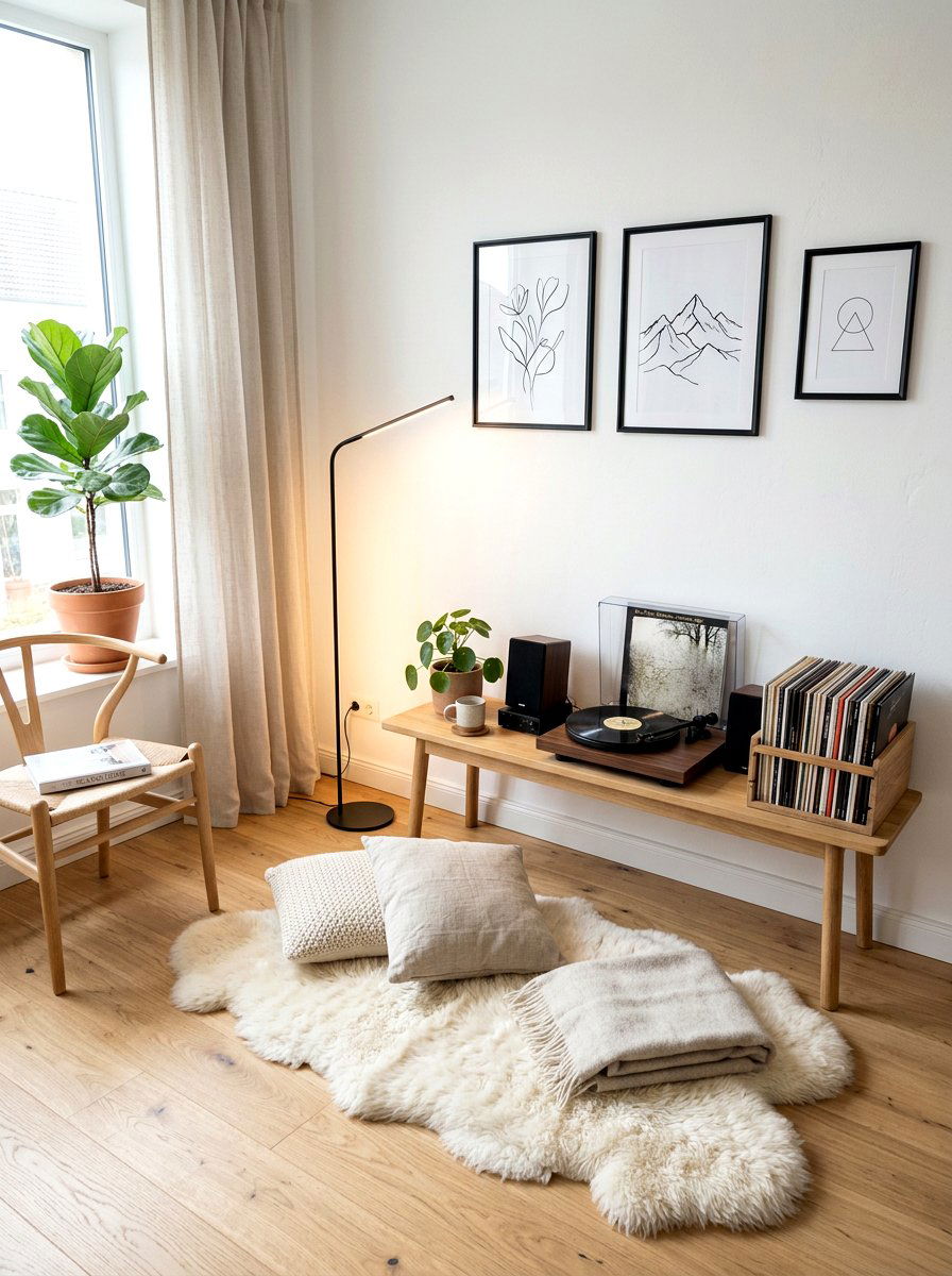 30 Record Player Corner Ideas for a Cozy Listening Setup