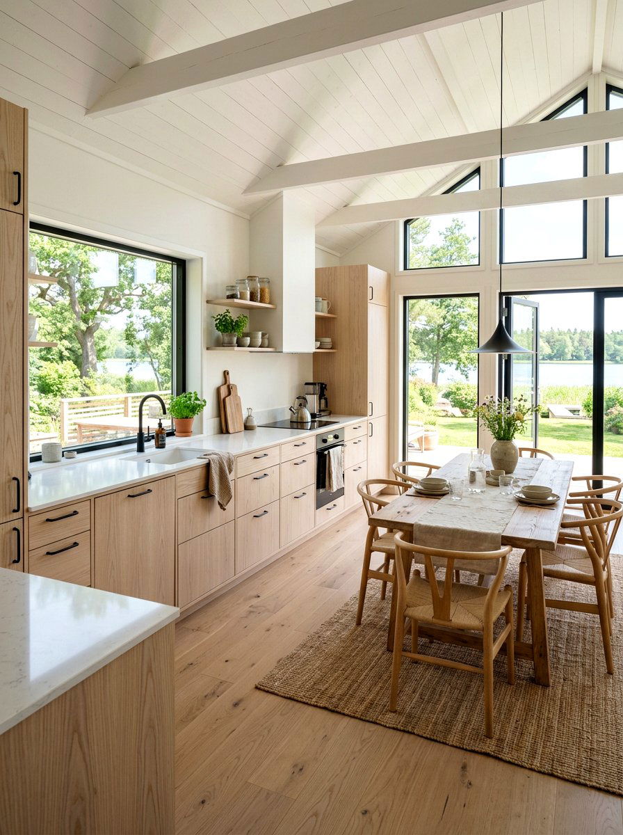 Scandi Style Summer House Kitchen - 30 vacation home vibe ideas
