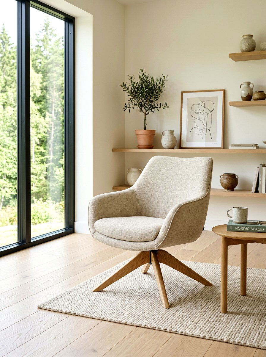 Scandi Style Swivel Chair - 30 swivel chair ideas