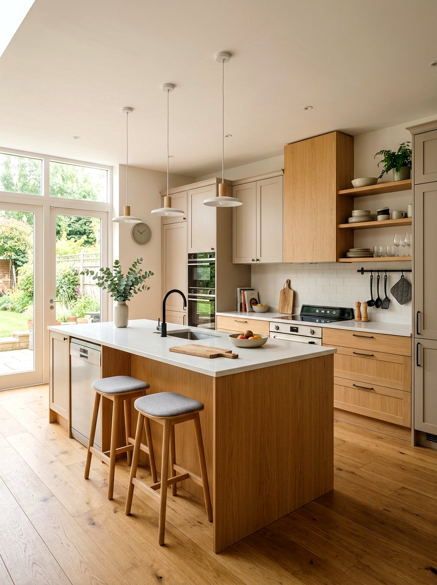 Scandi Style Taupe Kitchen - 30 taupe kitchen ideas