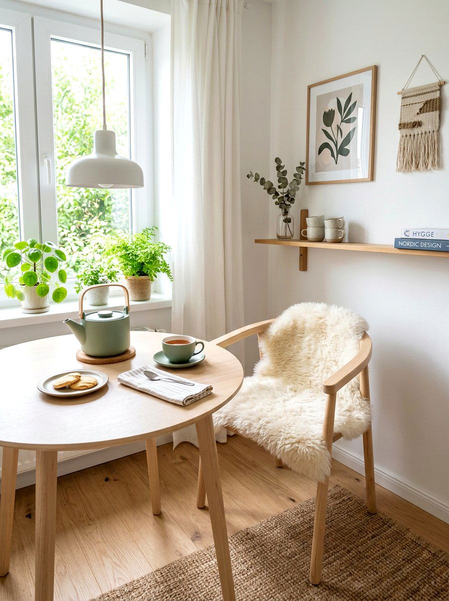 Scandi Style Tea Nook - 30 tea nook ideas
