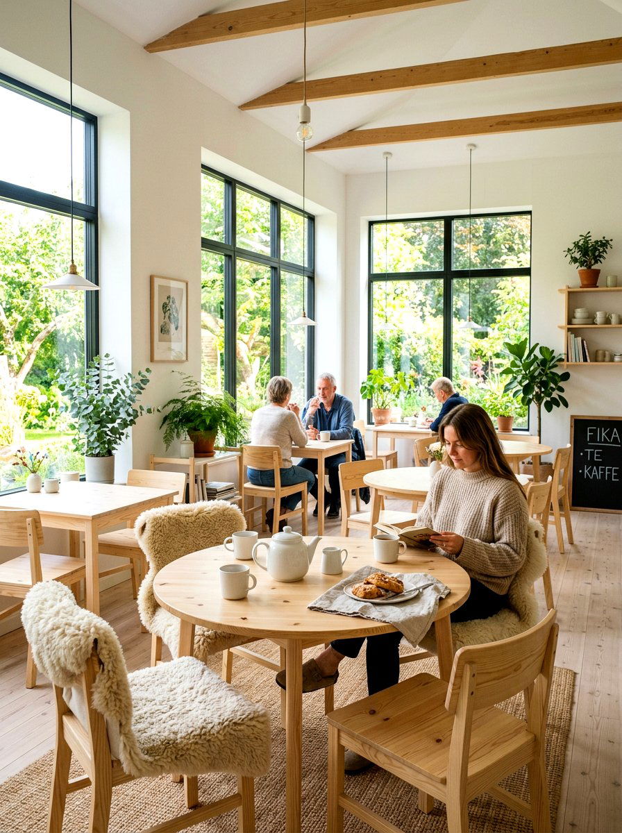 Scandi Style Tea Room - 30 tea party dining room ideas