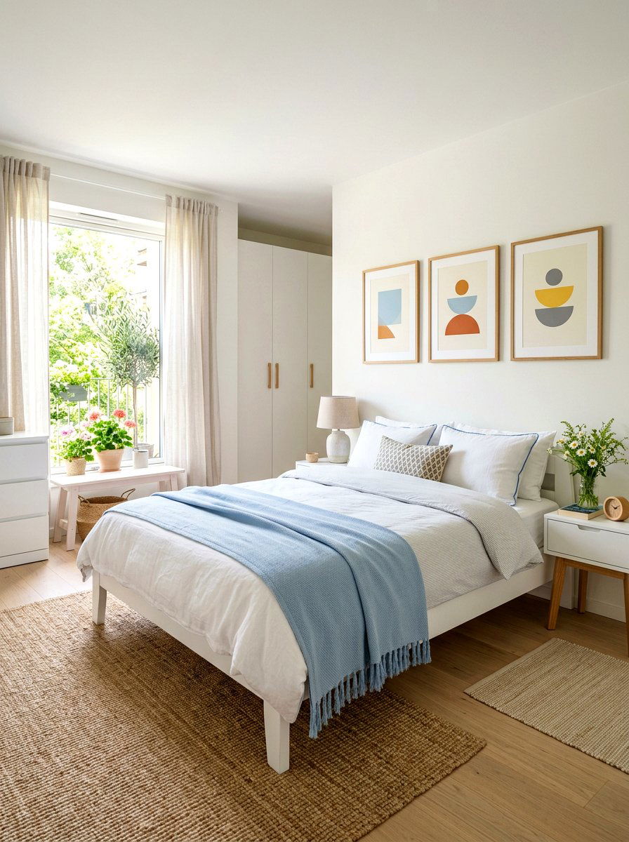 Scandi Summer Decor - 30 summer bedroom decor ideas