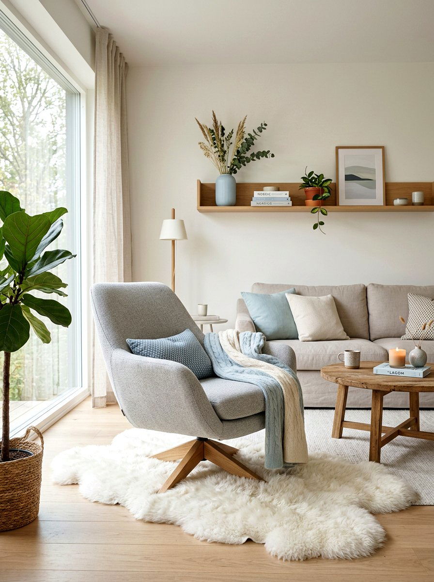Scandi Swivel Chair Living Room - 30 swivel accent chair living room ideas