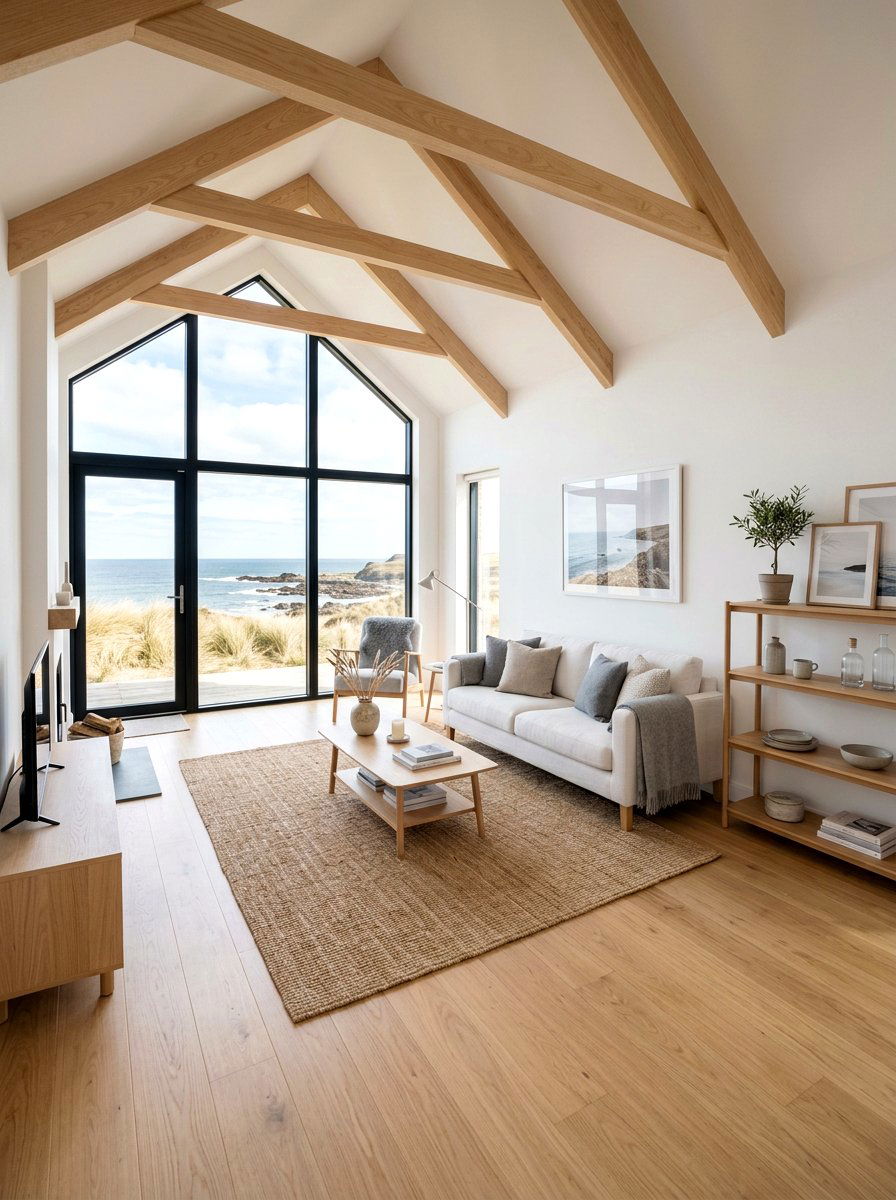 Scandi coastal living room - 30 coastal living room ideas