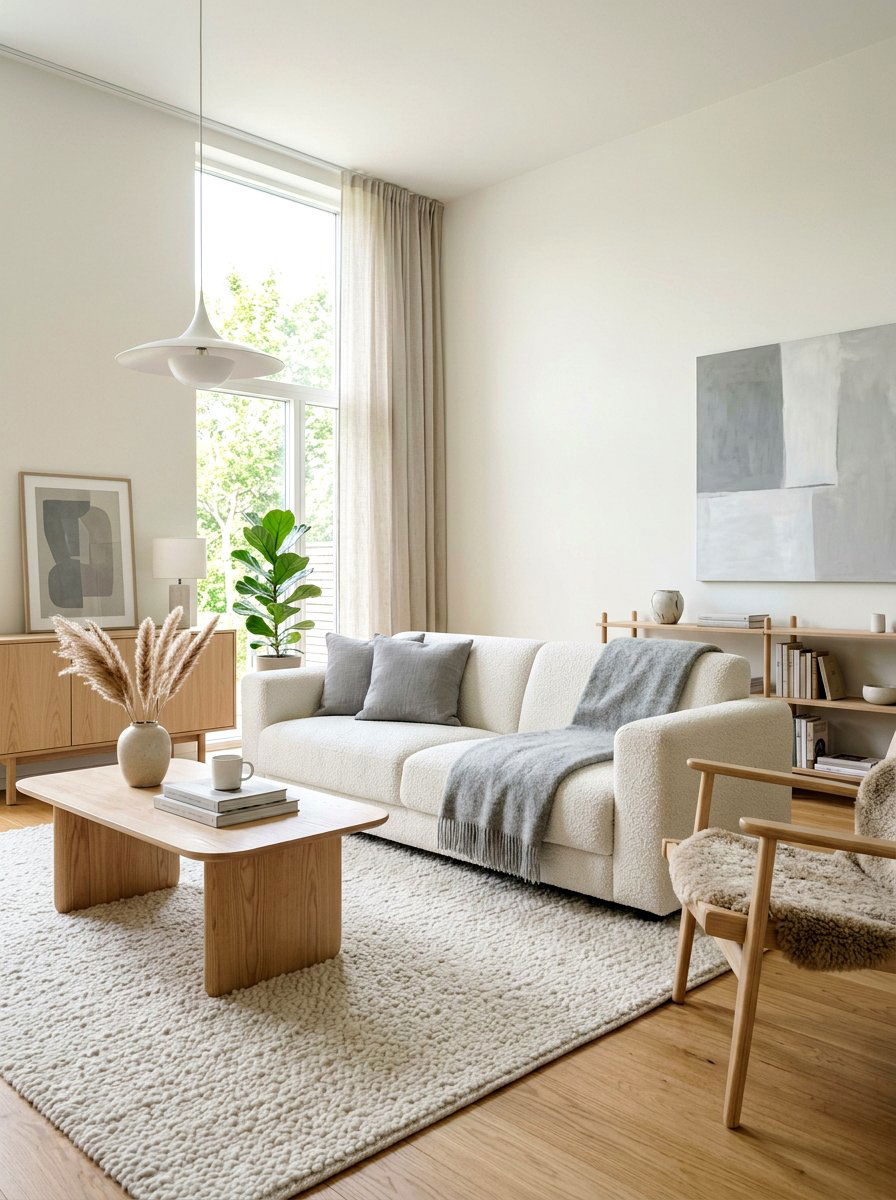 Scandi light living room - 30 sun washed living room ideas