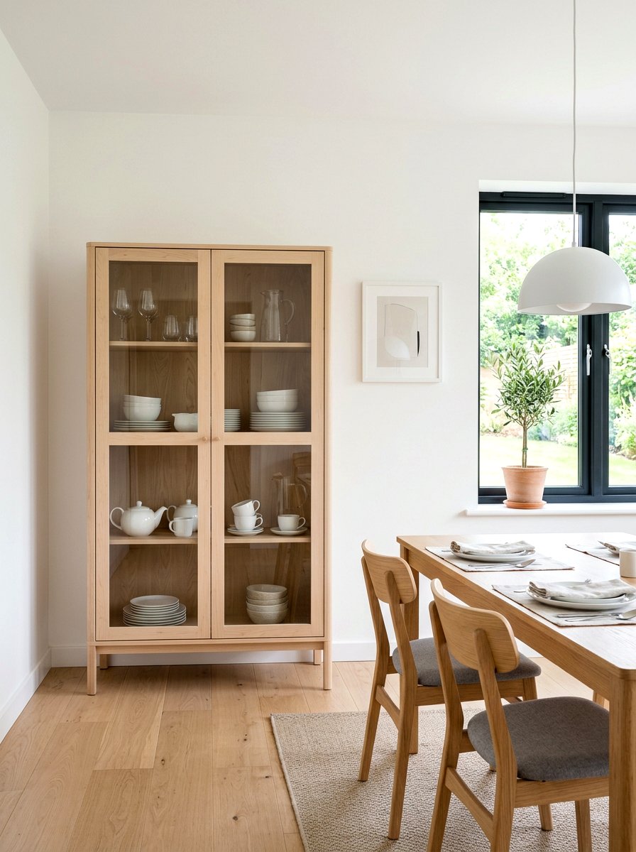 Scandi style china cabinet - 30 collected china cabinet ideas