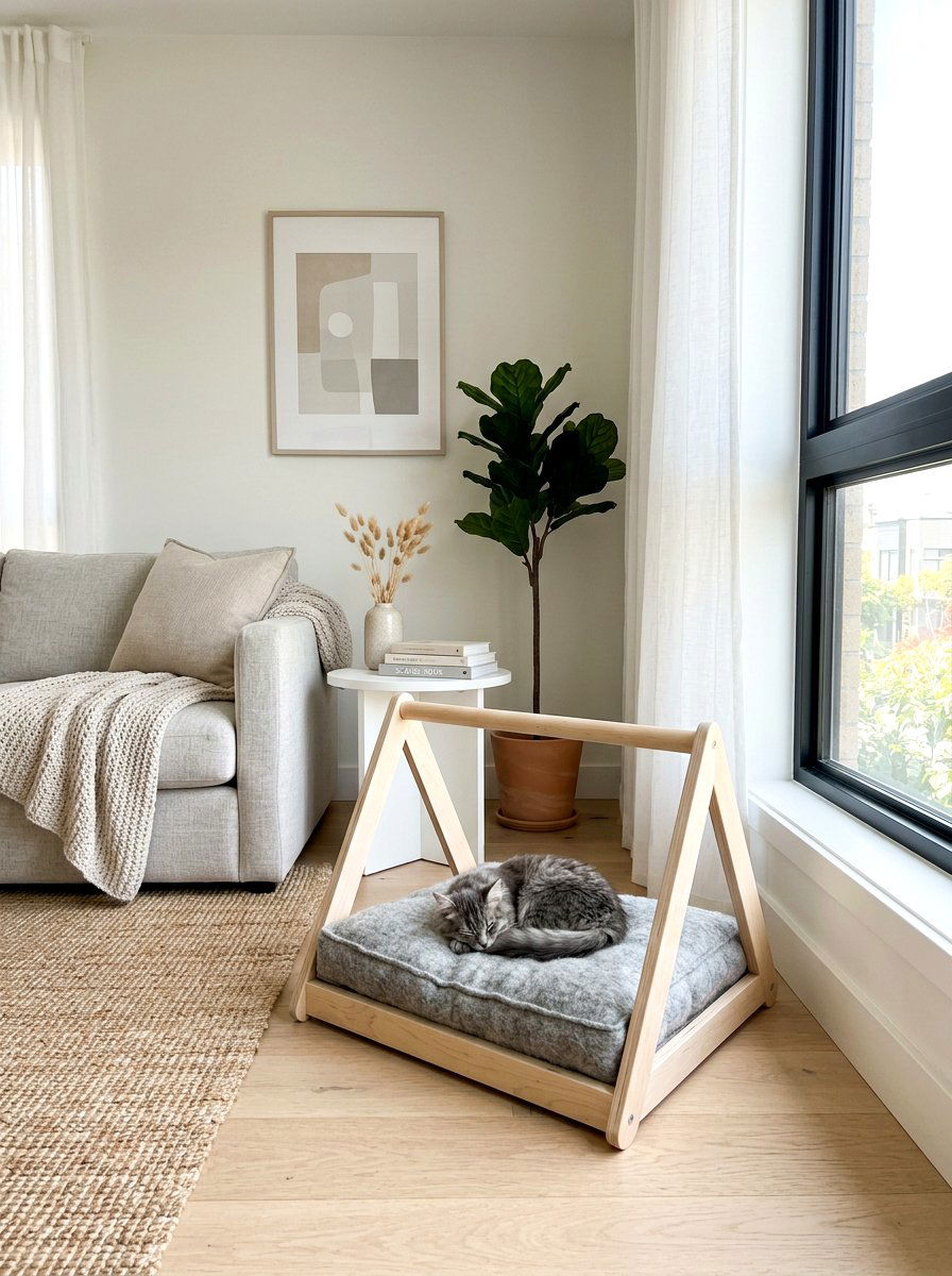 Scandi style pet den - 30 pet room ideas