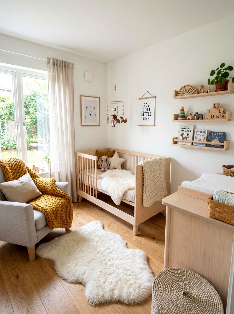 Scandinavian Baby Nursery - 30 luxe baby room ideas
