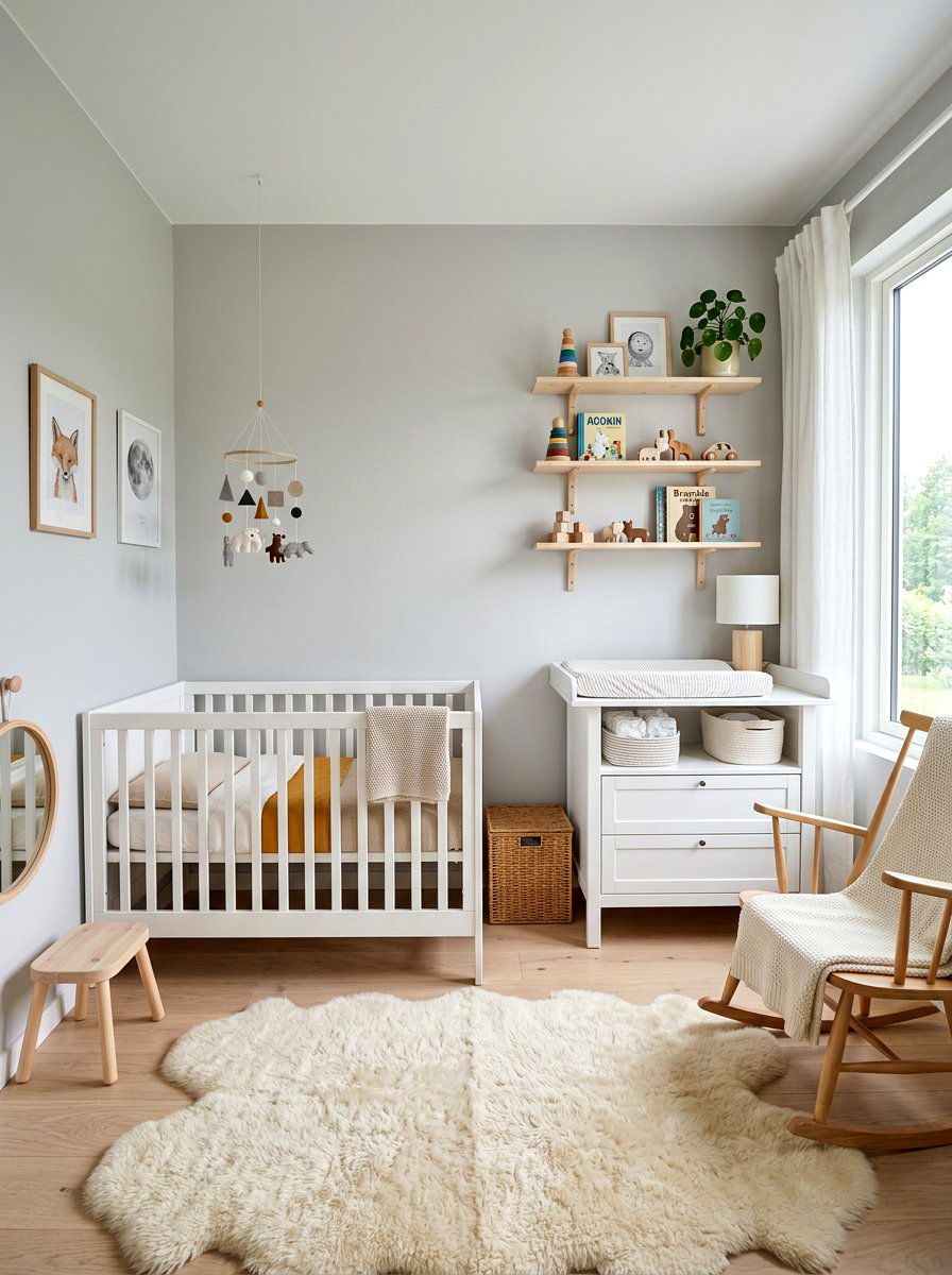 Scandinavian Baby Room - 30 gender neutral baby room ideas
