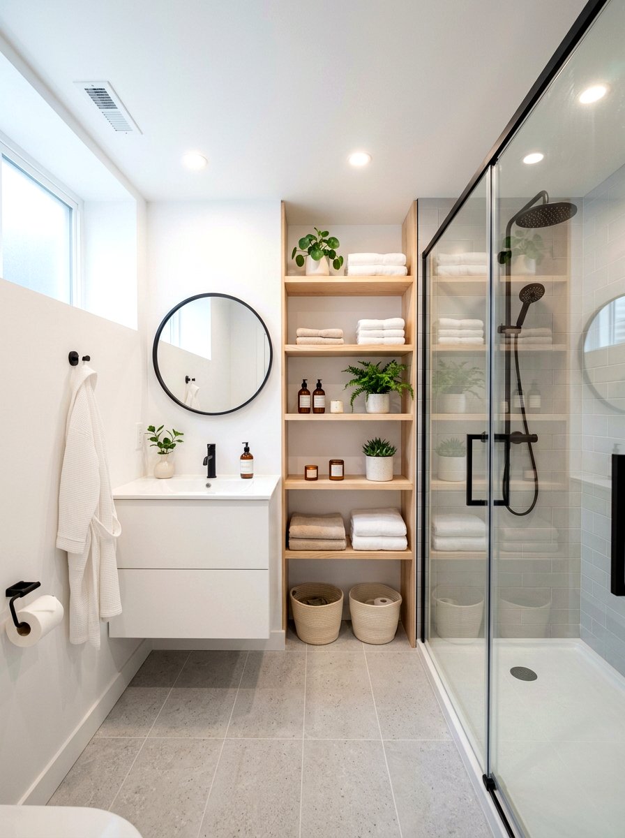 Scandinavian Basement Bathroom - 30 basement bathroom ideas