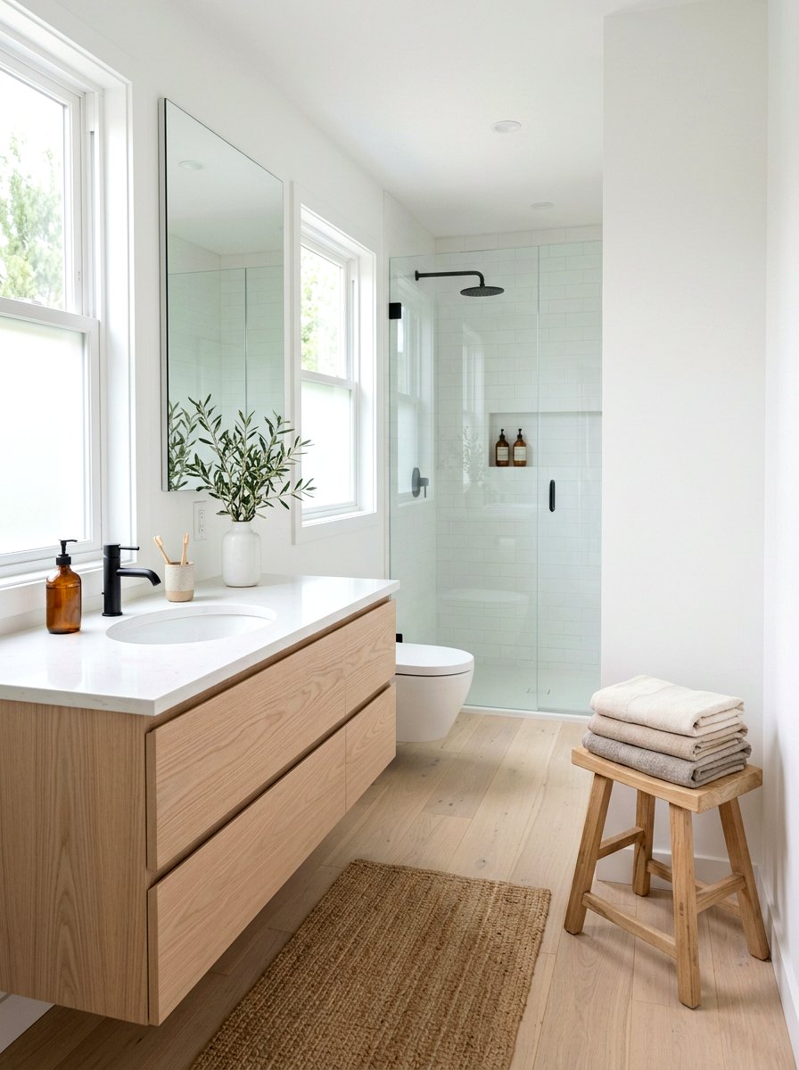 Scandinavian Bathroom Style - 30 guest bathroom ideas