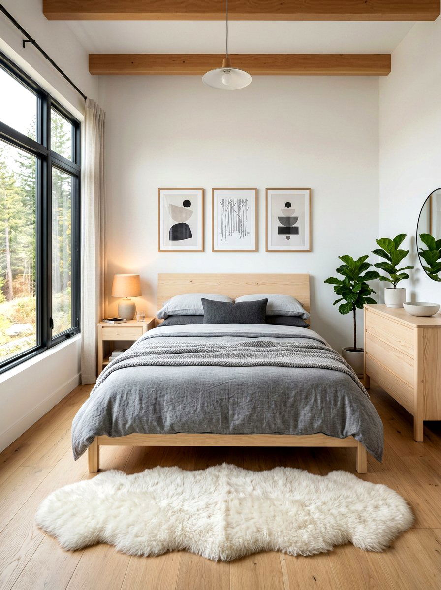 Scandinavian Bedroom Aesthetic - 30 cozy bedroom ideas