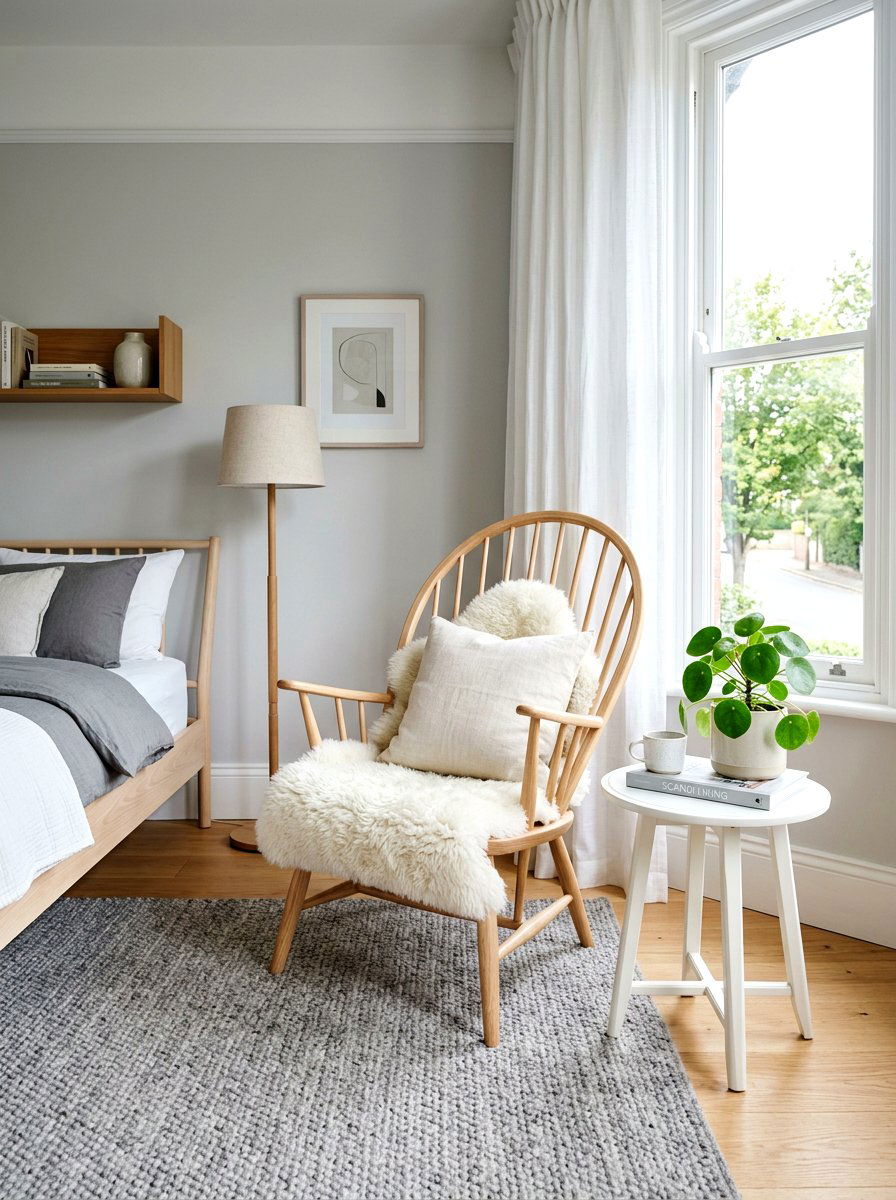 Scandinavian Bedroom Sitting Area - 30 bedroom dressing lounge ideas