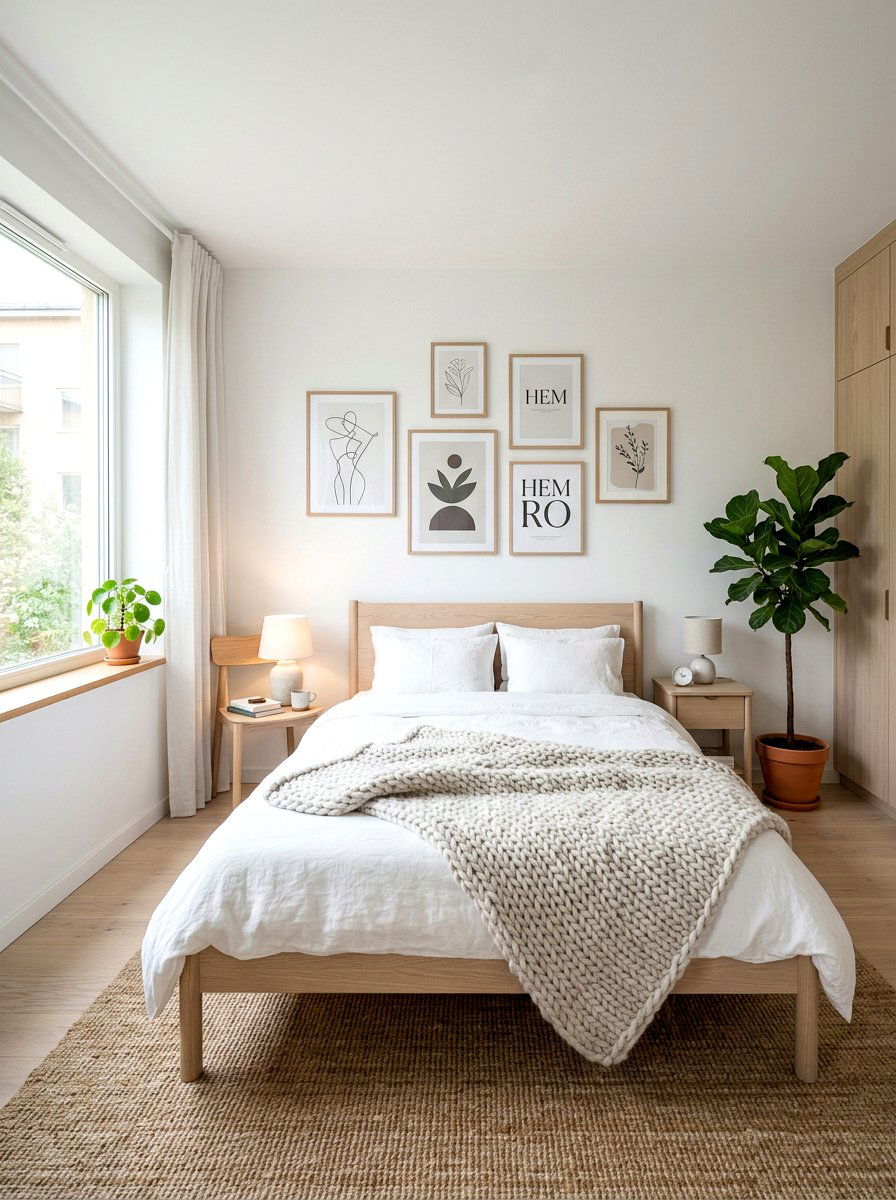 Scandinavian Bedroom - 30 bedroom makeover ideas