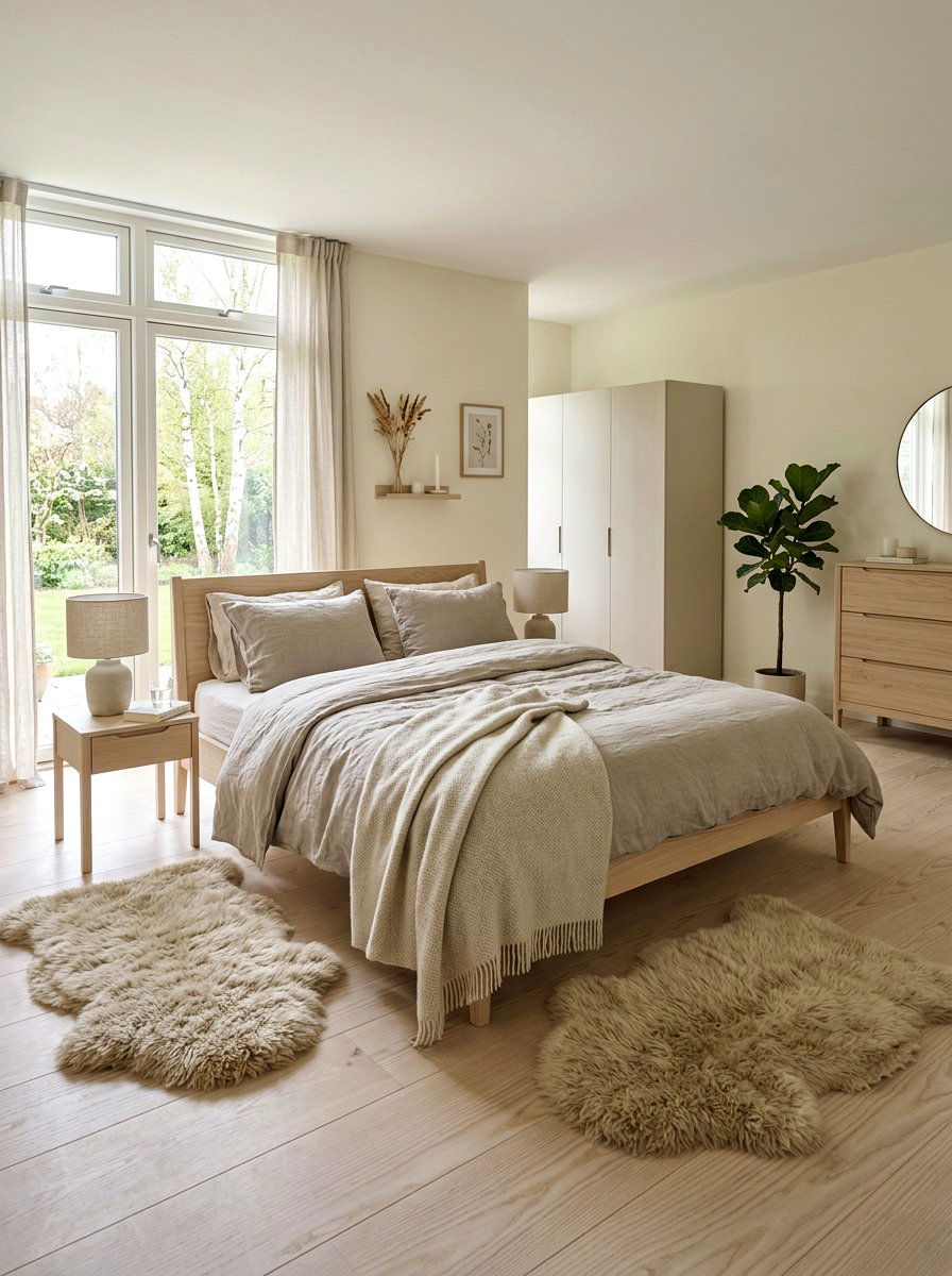 Scandinavian Beige Bedroom - 30 tonal beige bedroom ideas