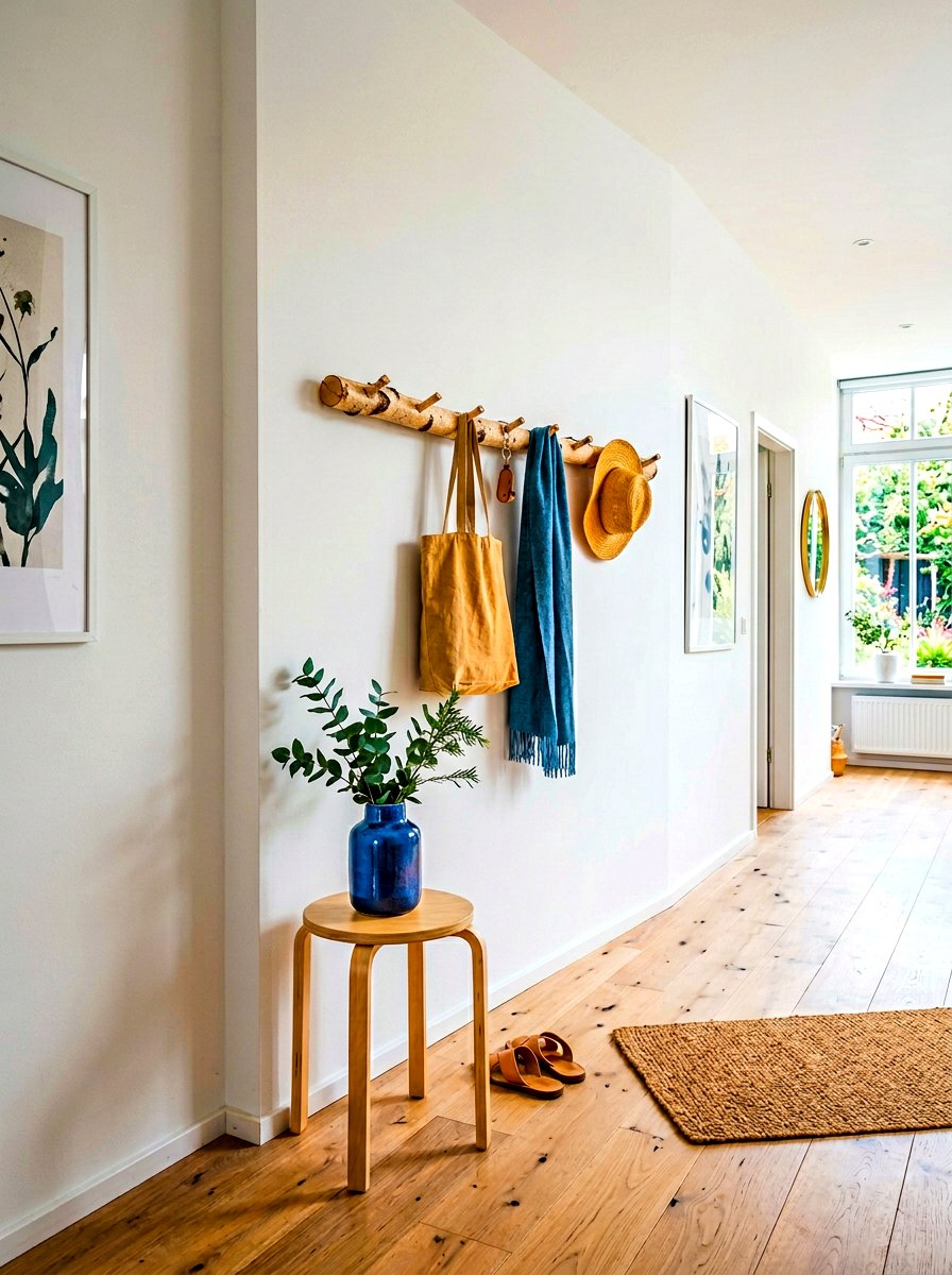Scandinavian Birch Branch Rack - 30 coat rack ideas