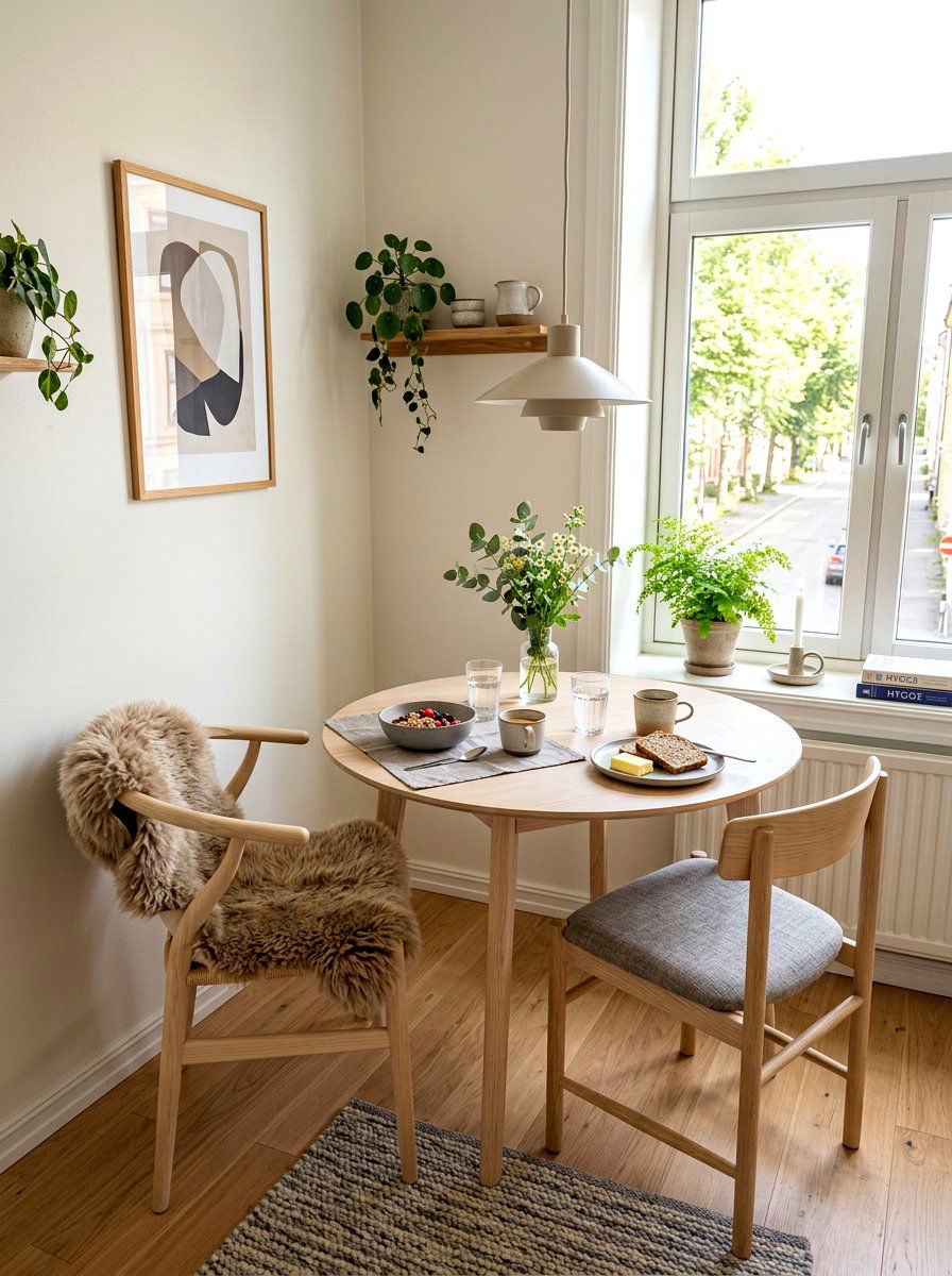 Scandinavian Breakfast Nook - 30 corner breakfast coffee nook ideas