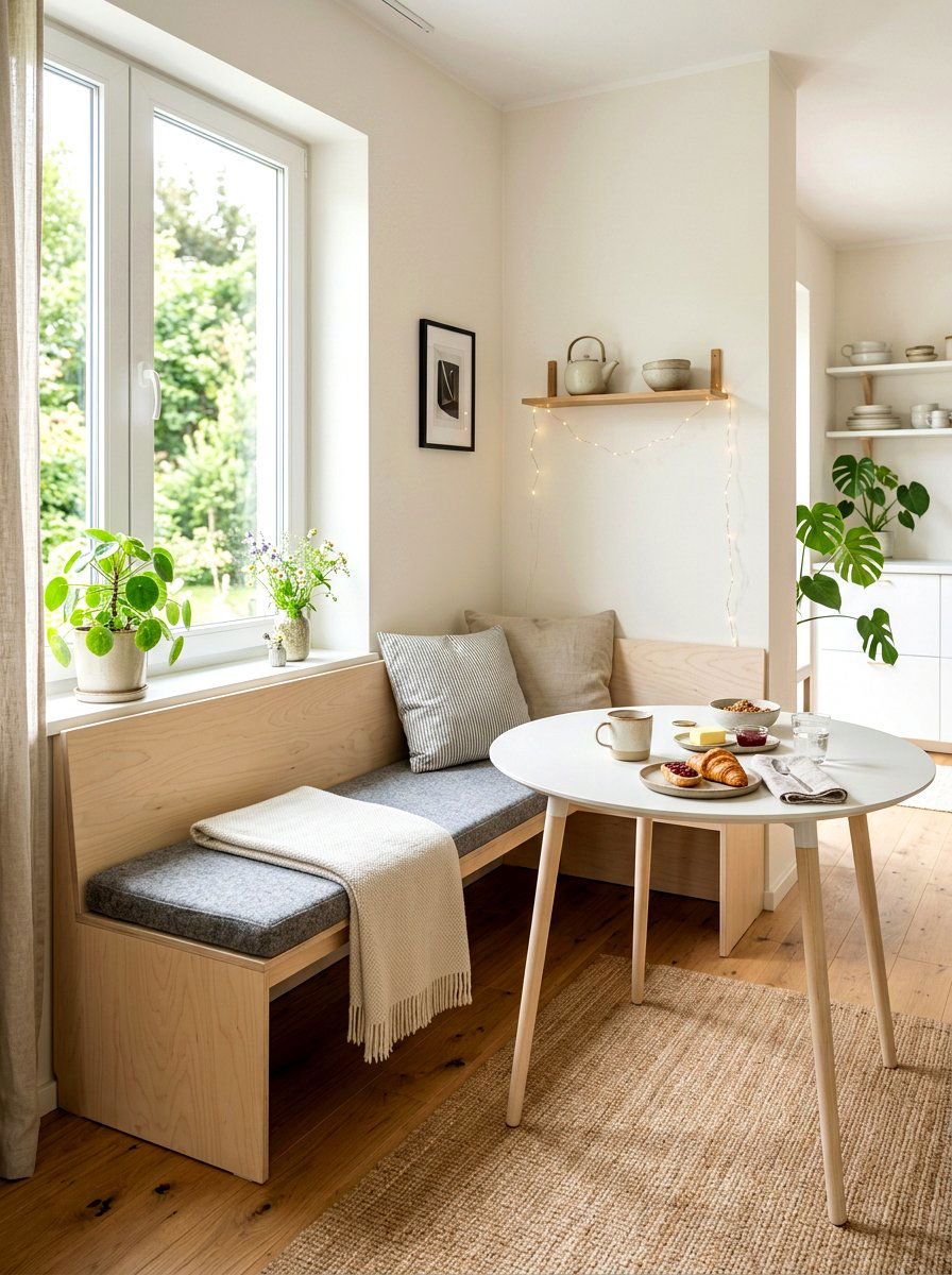 Scandinavian Breakfast Nook Bench - 30 breakfast nook bench ideas