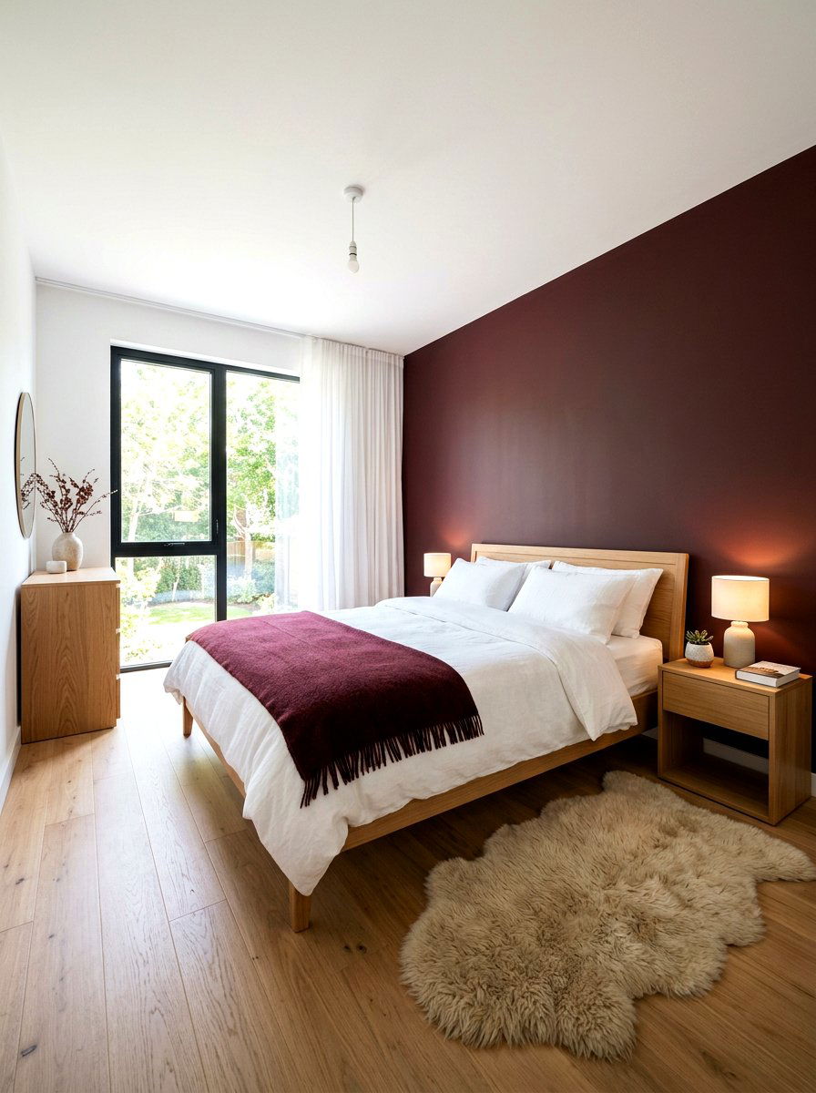 Scandinavian Chocolate Cherry Bedroom - 30 chocolate cherry bedroom ideas