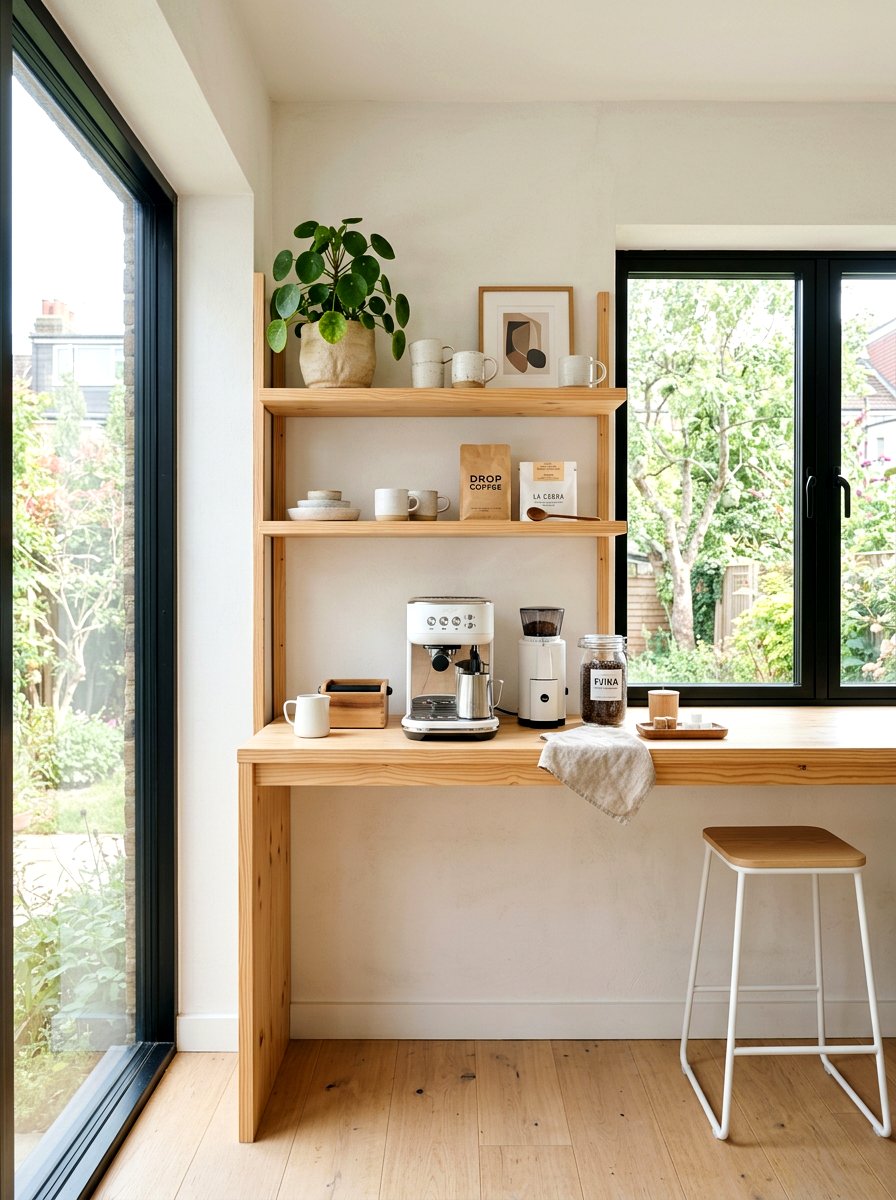 Scandinavian Coffee Corner - 30 home cafe ideas