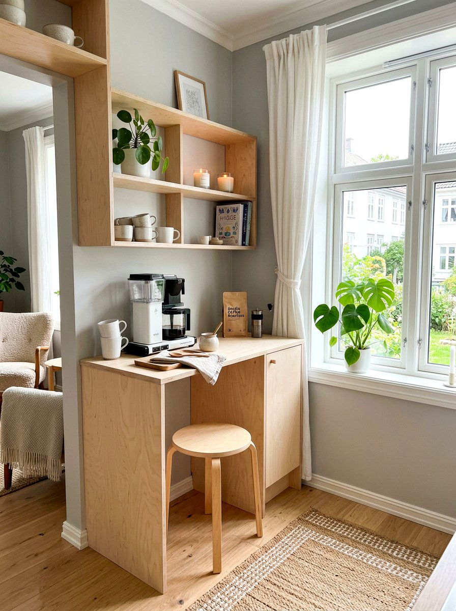 Scandinavian Coffee Nook - 30 coffee nook ideas