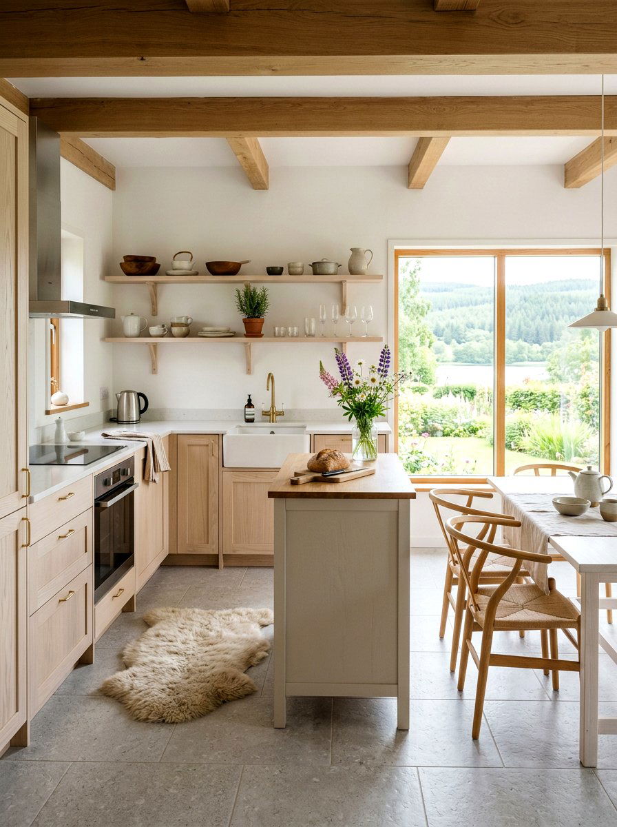 Scandinavian Cottage Kitchen - 30 small cottage kitchen ideas
