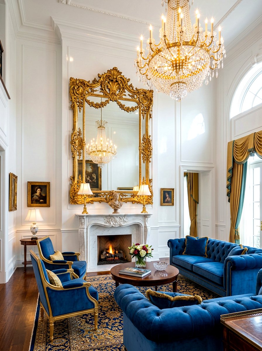Scandinavian Country Manor - 30 country manor living room ideas