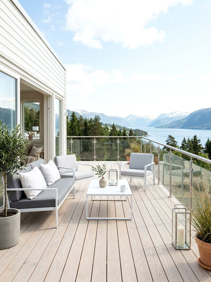Scandinavian Deck - 30 resort patio ideas