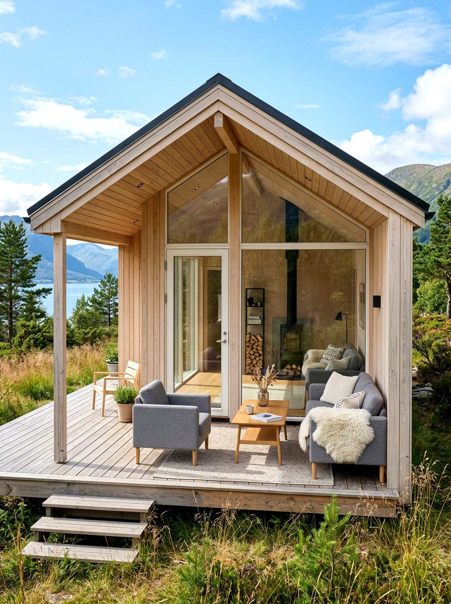 Scandinavian Design Cabana - 30 pool cabana patio ideas