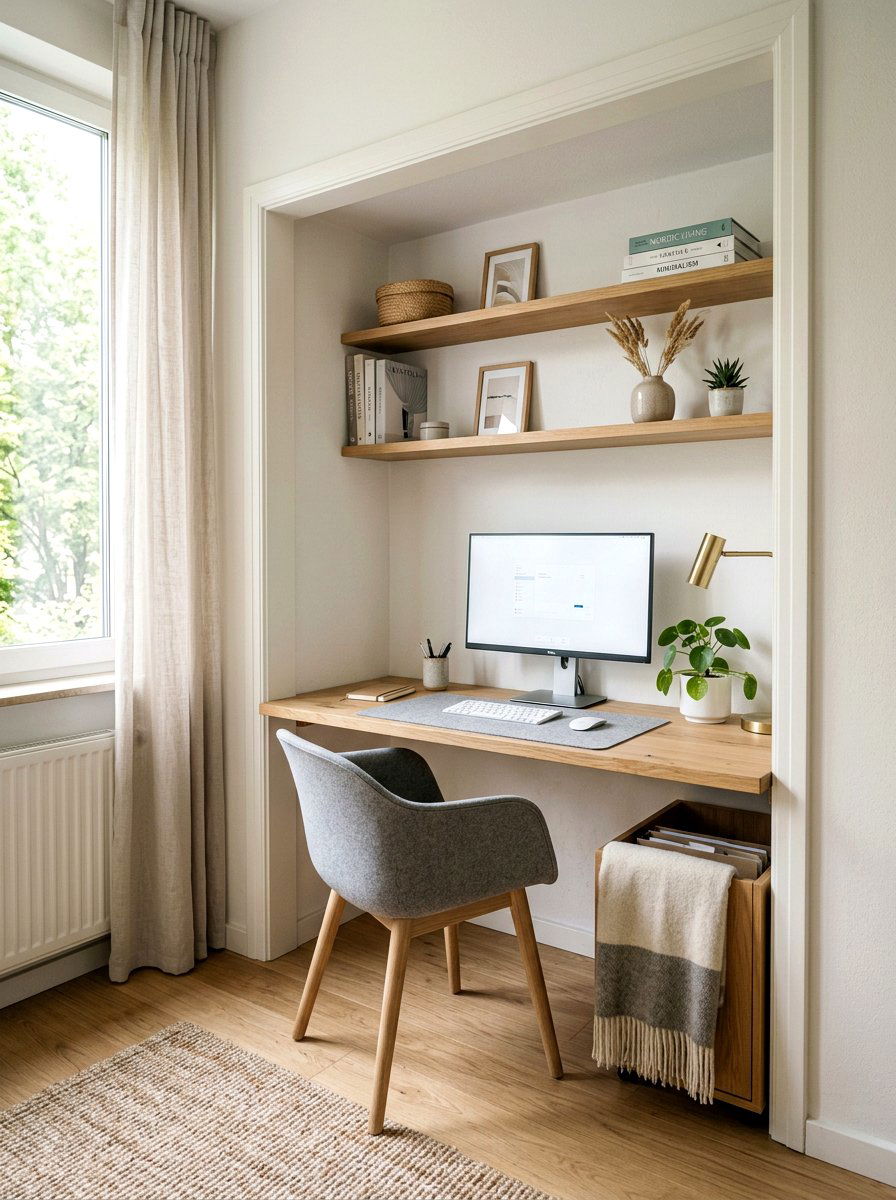 Scandinavian Design Cloffice - 30 cloffice apartment ideas