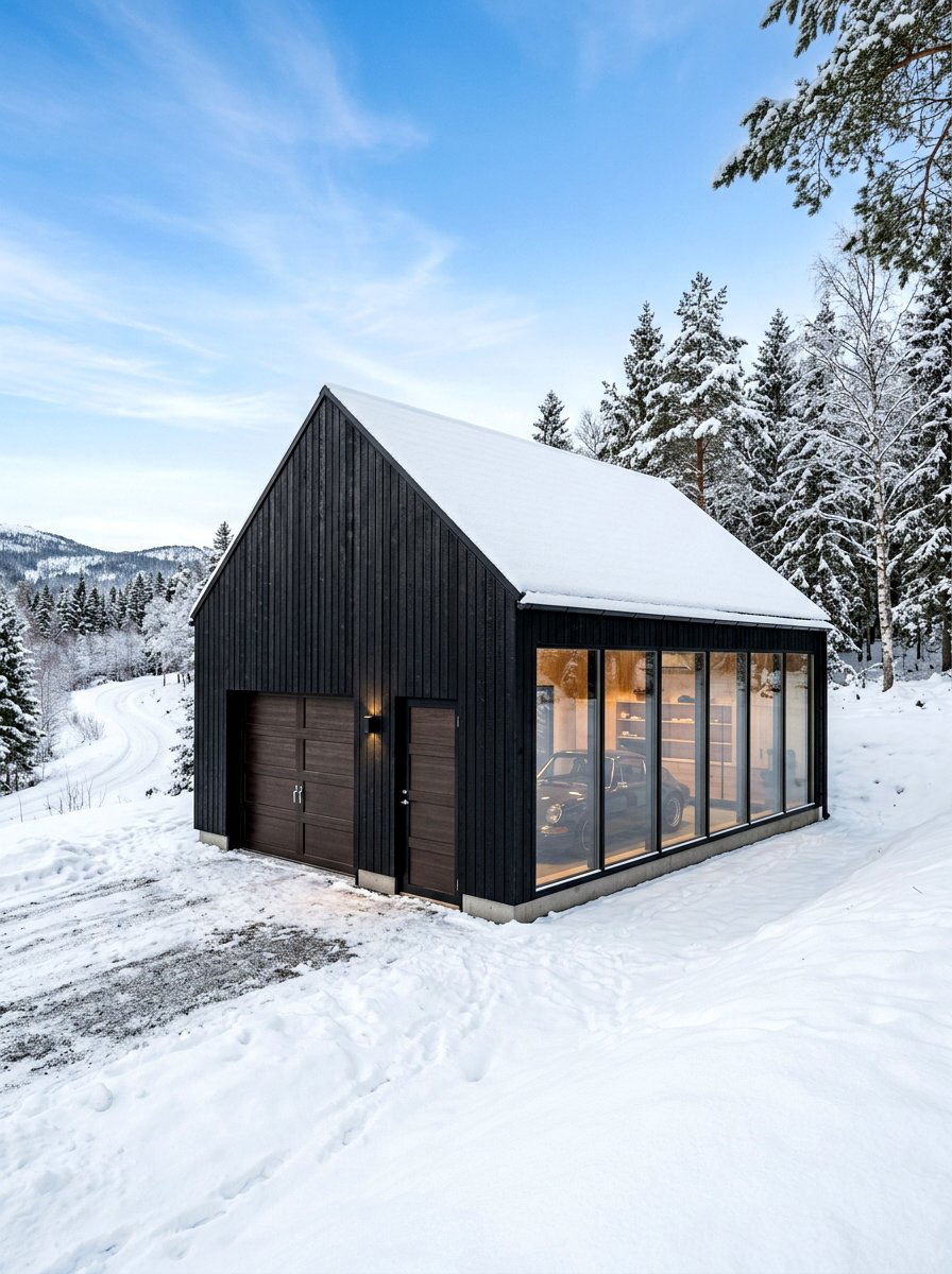Scandinavian Detached Garage - 30 detached garage exterior ideas