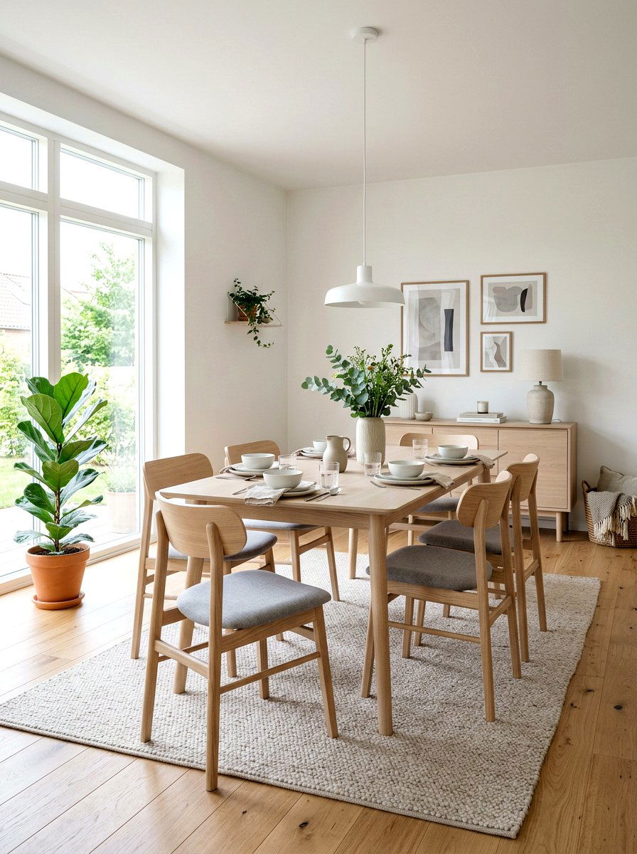 Scandinavian Dining Chairs - 30 upholstered dining chair ideas