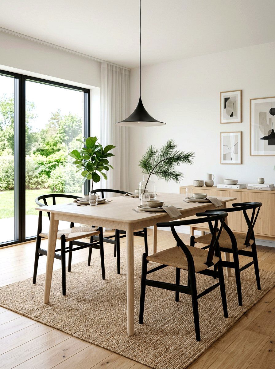 Scandinavian Dining Room Layout - 30 holiday hosting room ideas