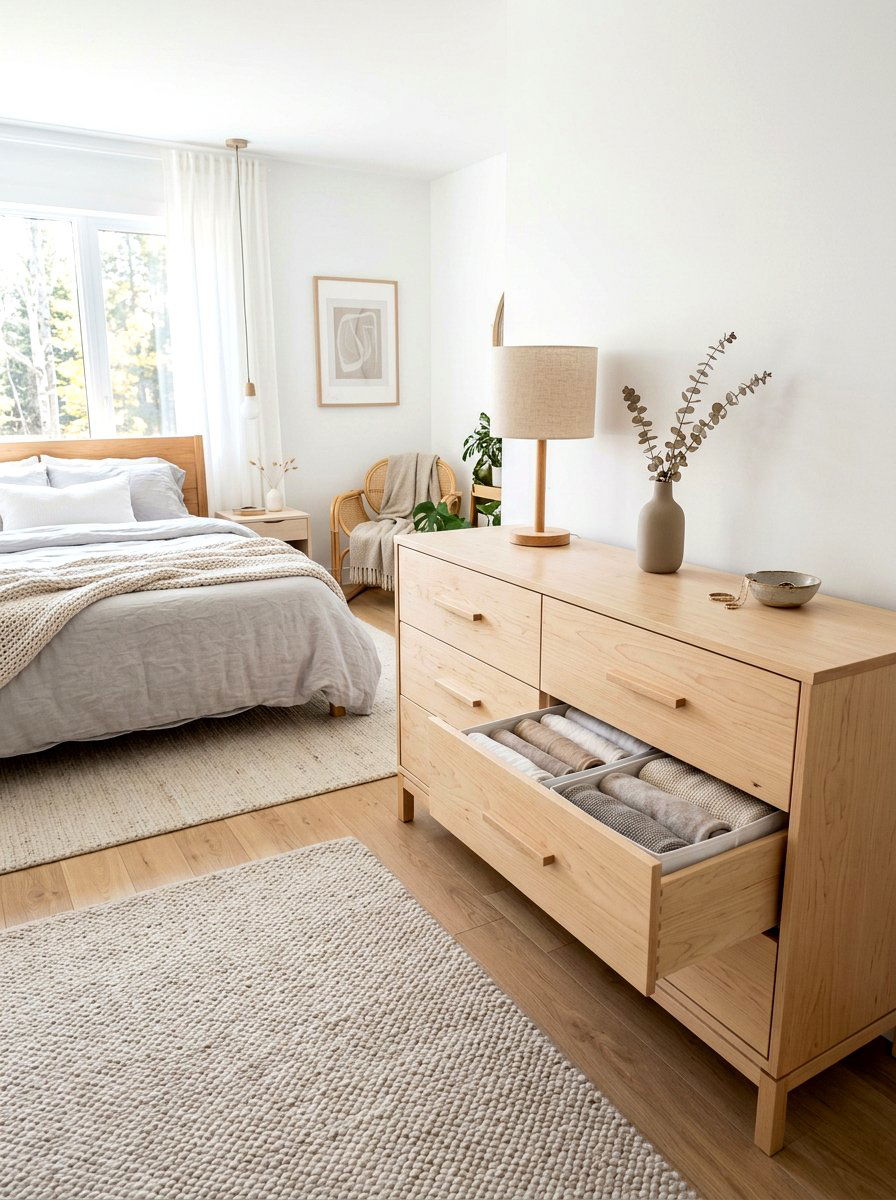 Scandinavian Dresser Design - 30 organizing bedroom dresser ideas