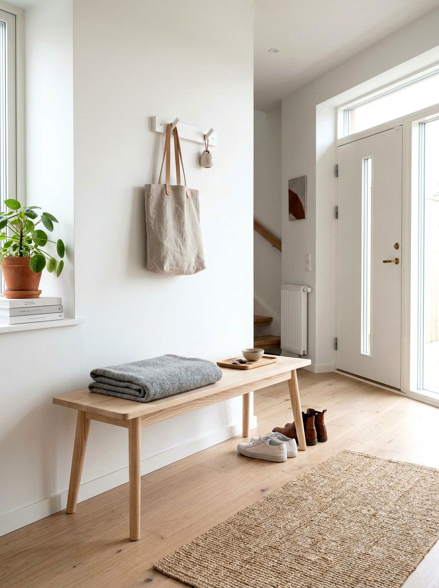 Scandinavian Entryway Bench Style - 30 entry alcove ideas