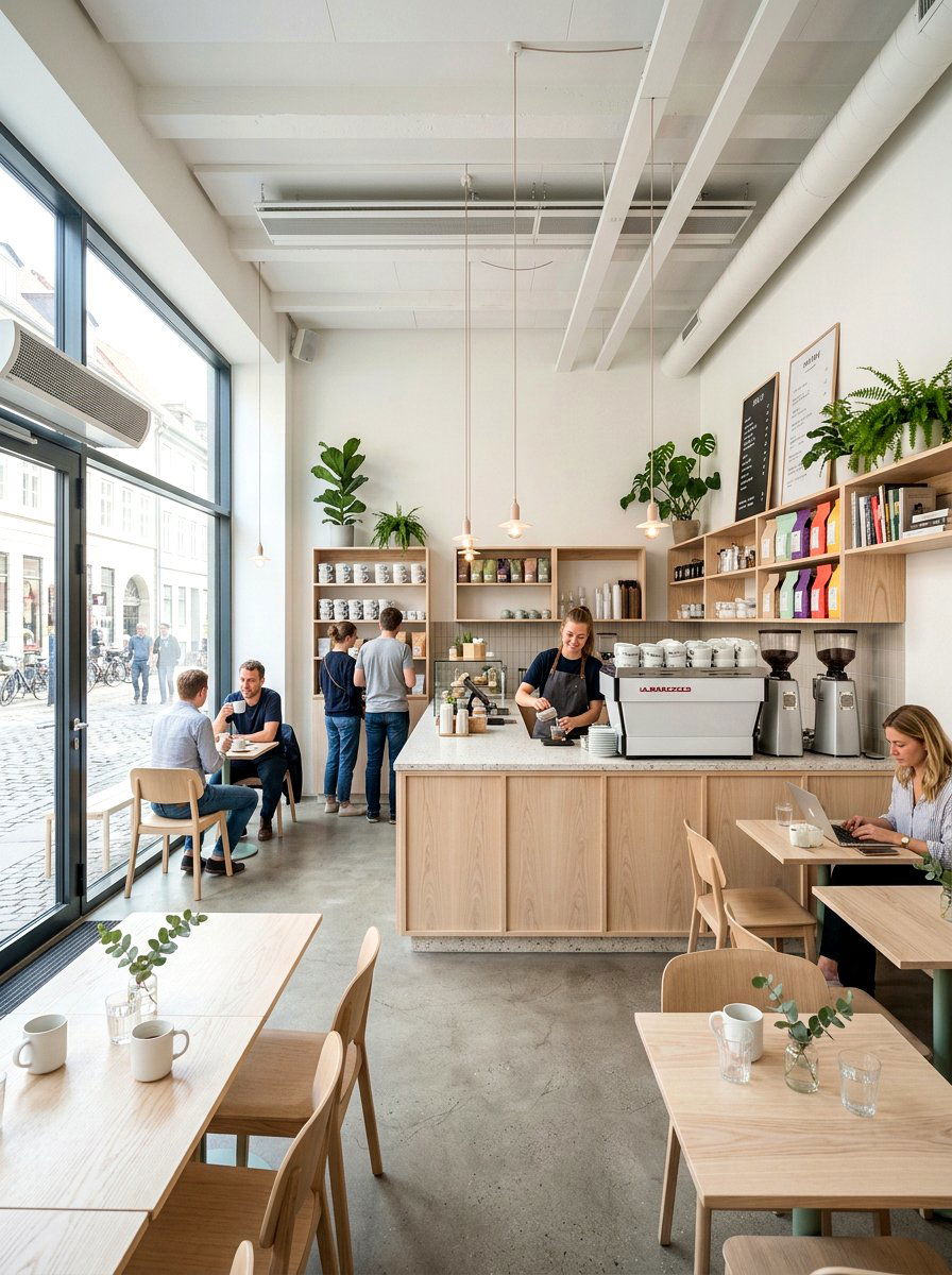 Scandinavian Espresso Bar - 30 espresso nook kitchen ideas