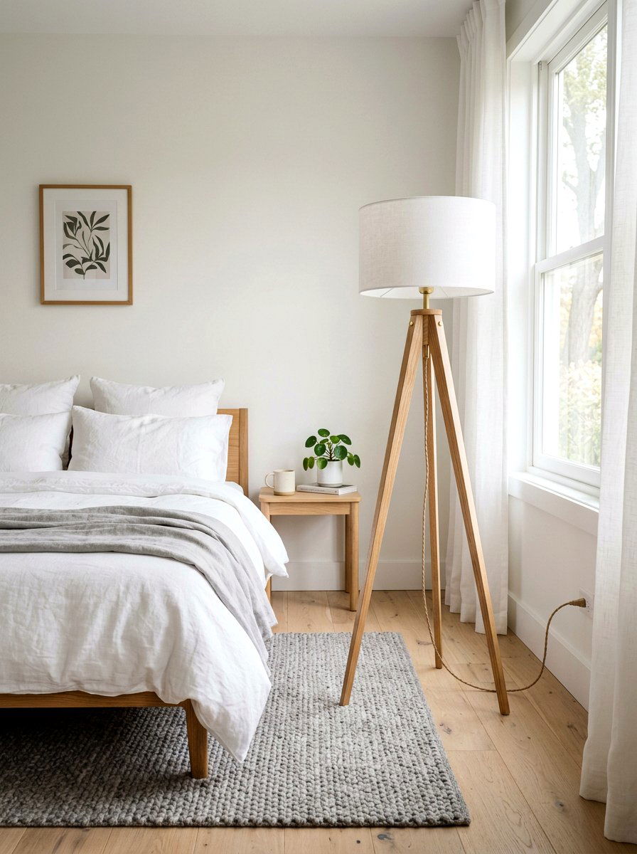 Scandinavian Floor Lamp - 30 floor lamp bedroom corner ideas