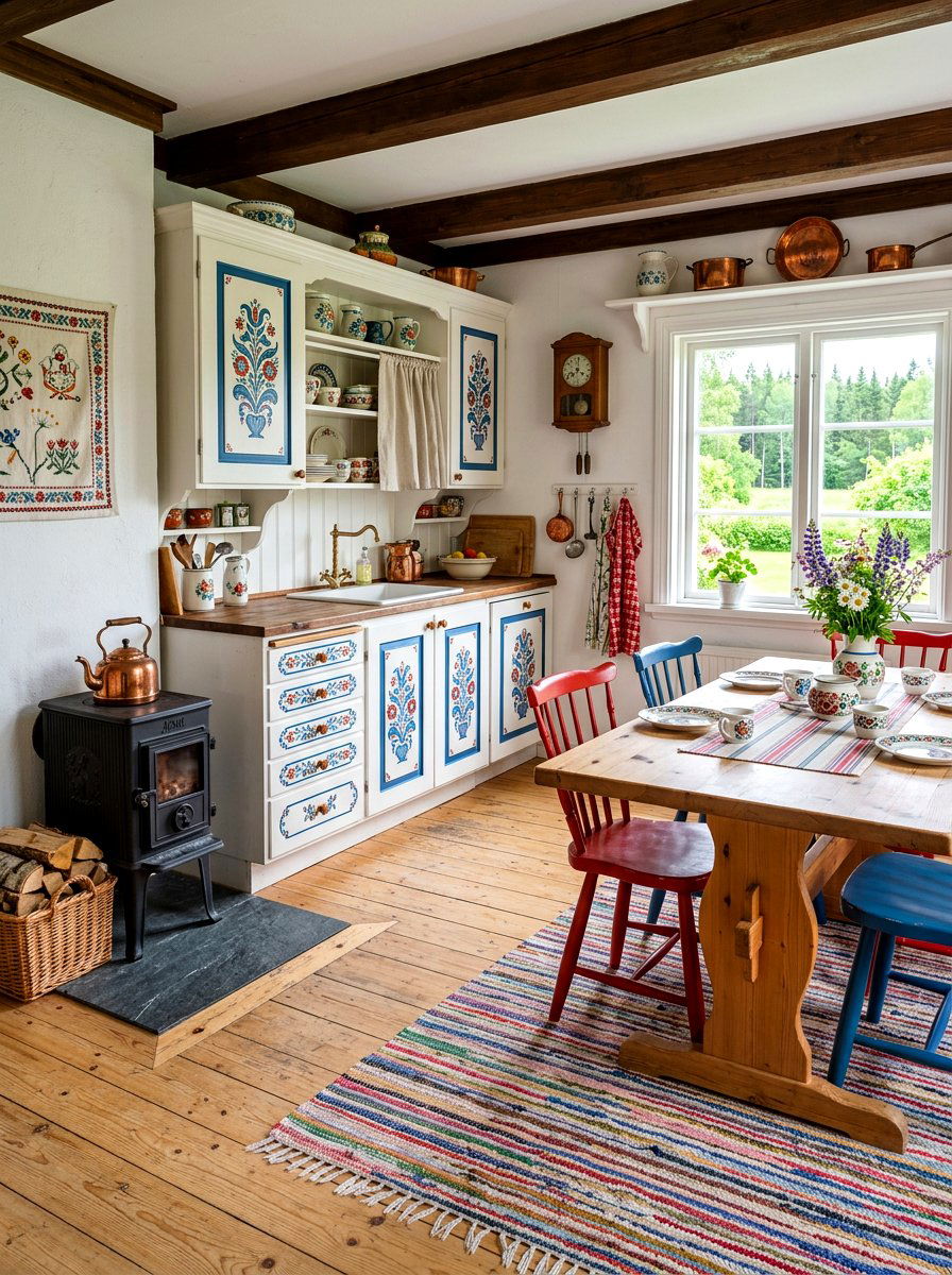 Scandinavian Folk Kitchen - 30 storybook kitchen ideas