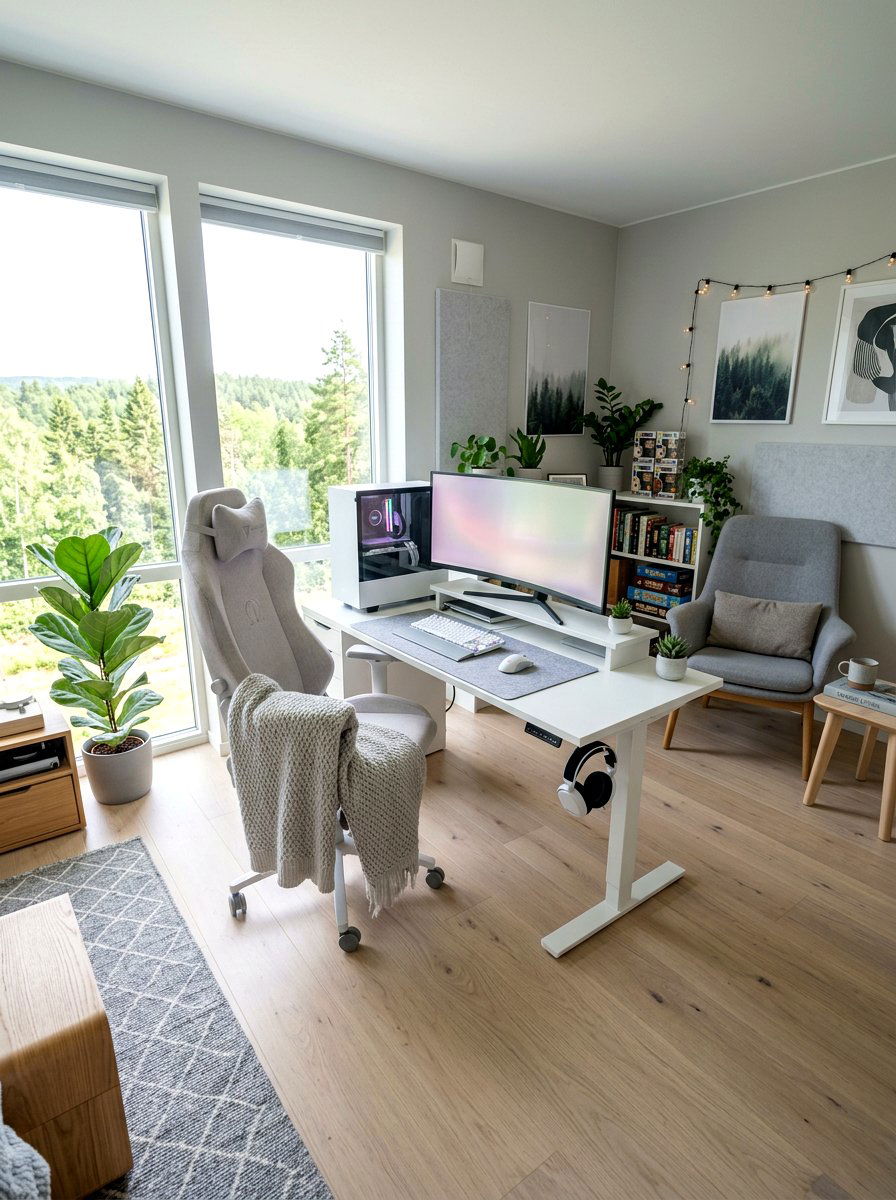 Scandinavian Game Space - 30 game room ideas