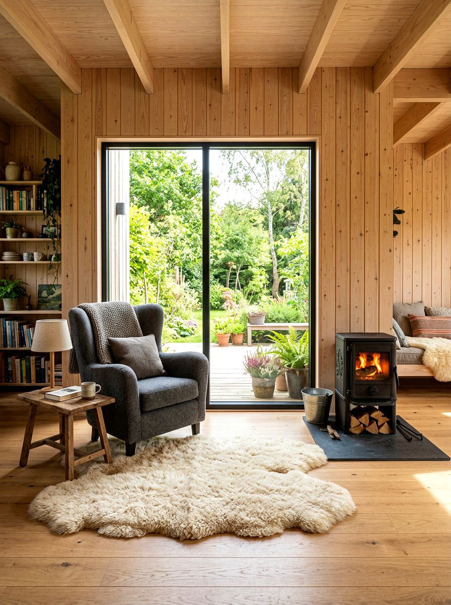 Scandinavian Garden Cabin - 30 cozy backyard room ideas