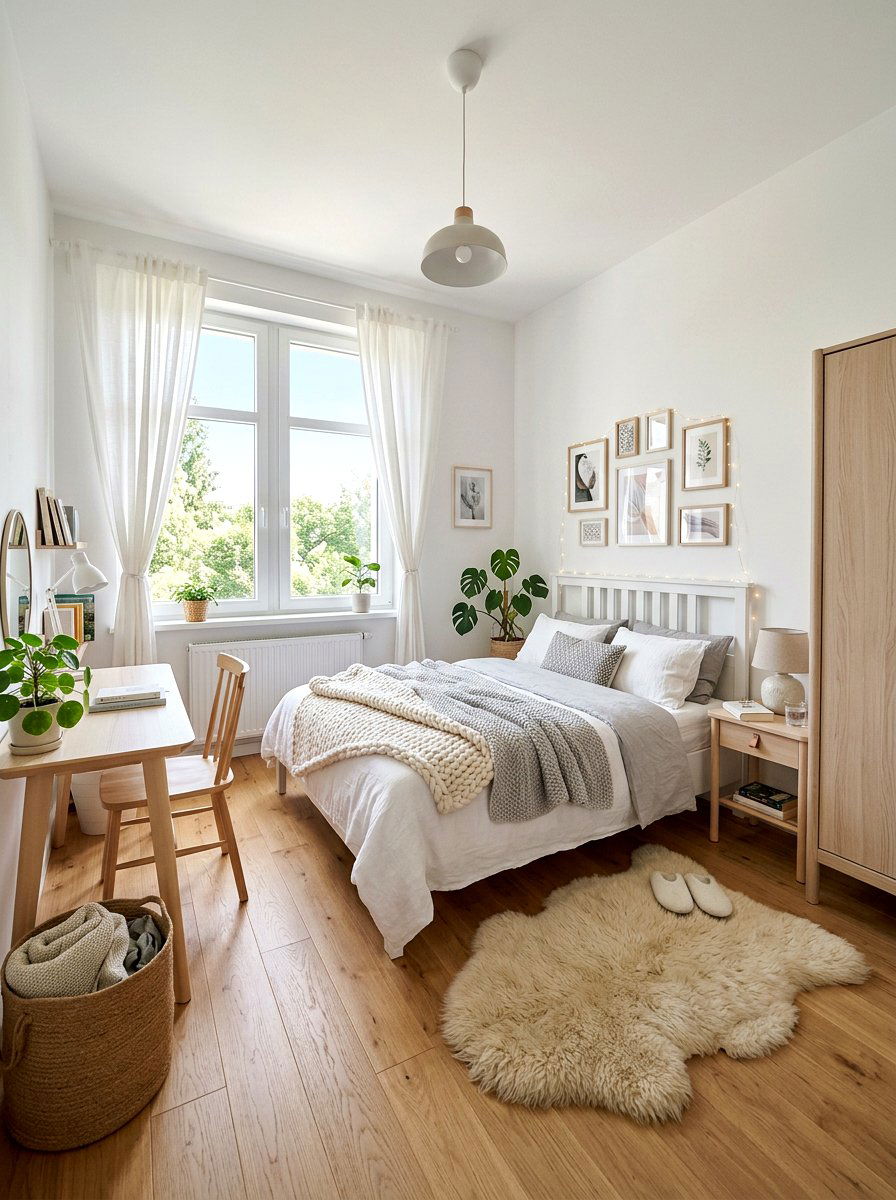 Scandinavian Girl Bedroom - 30 dreamy girly bedroom ideas