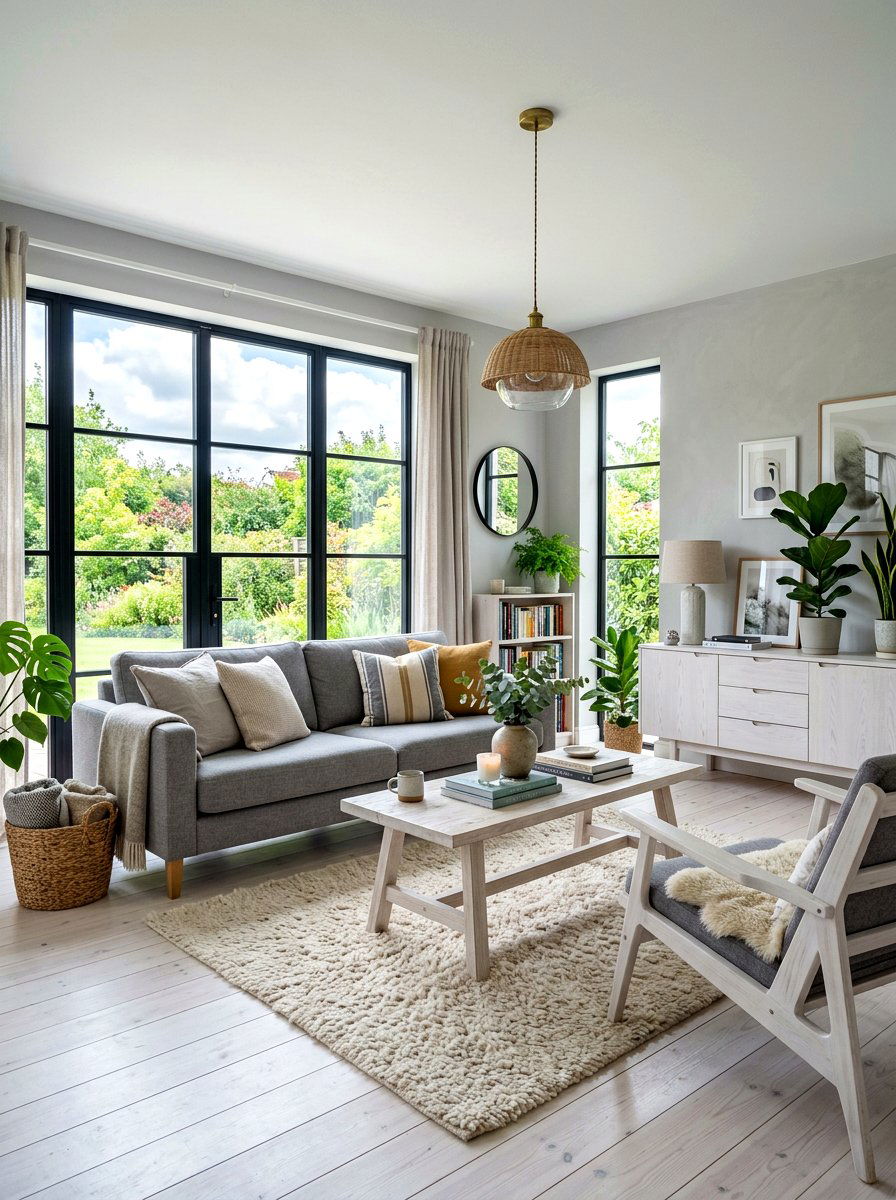 Scandinavian Gray Living Room - 30 gray living room ideas